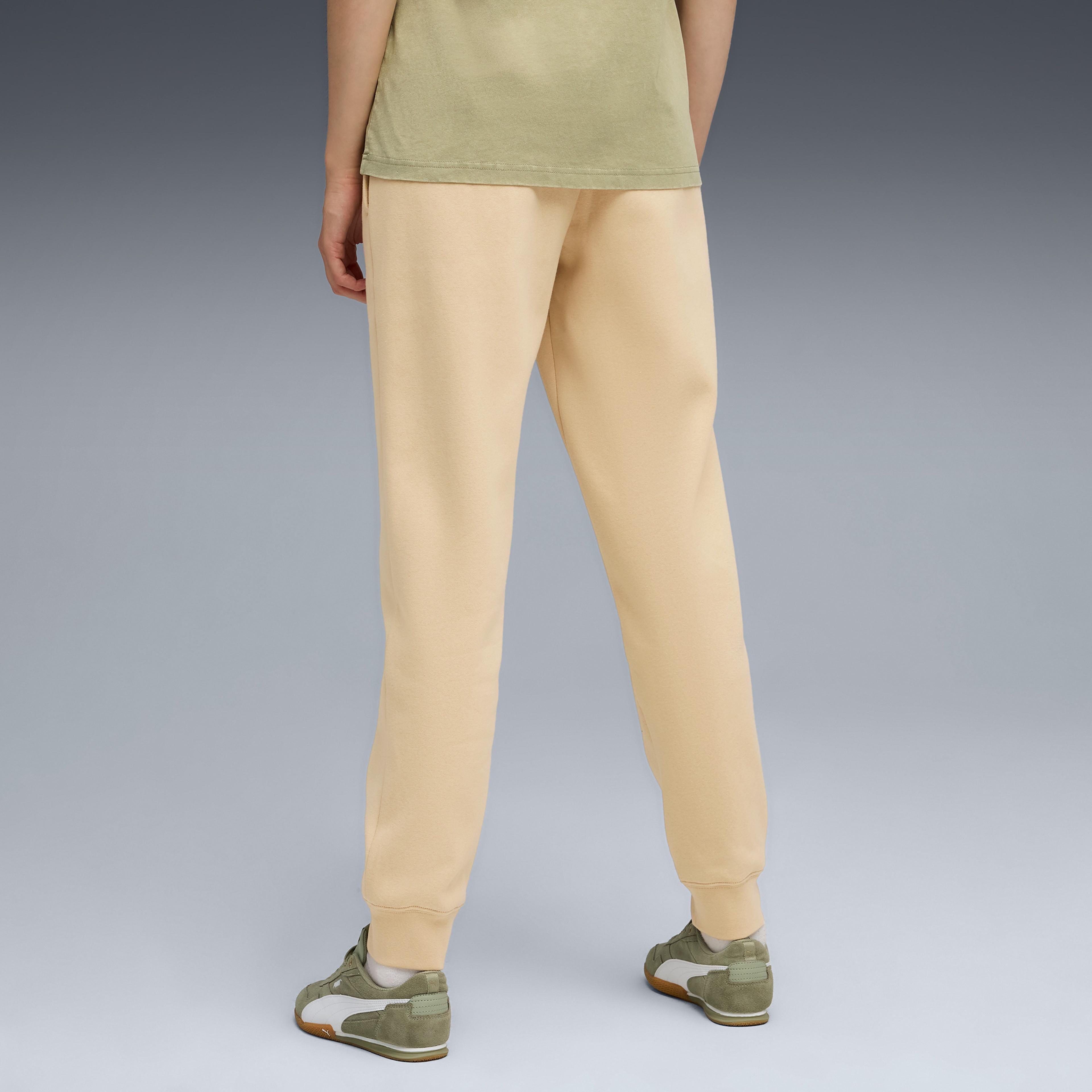 Puma Essentials Script Kadın Krem Eşofman Altı