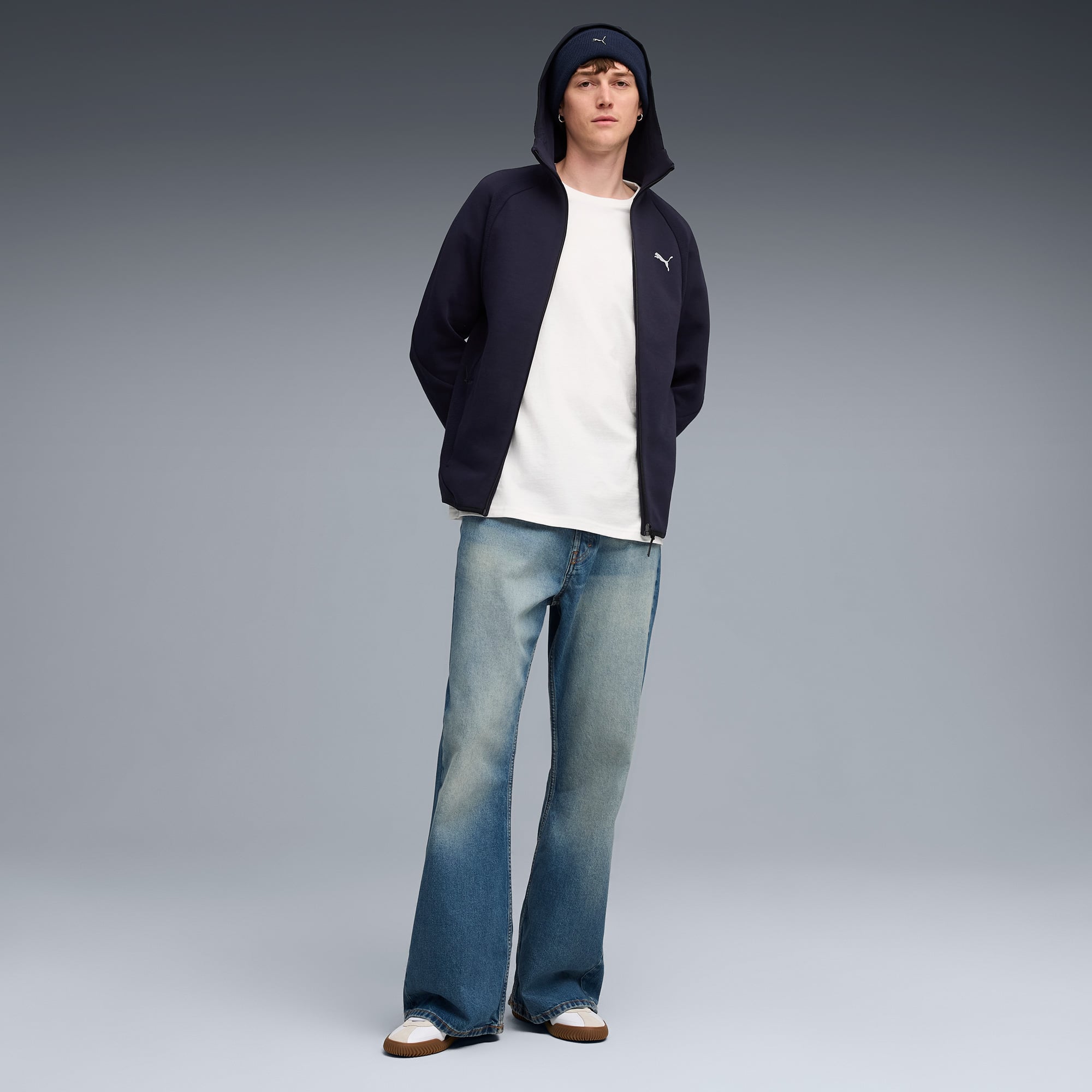 Puma Evostripe Erkek Lacivert Ceket