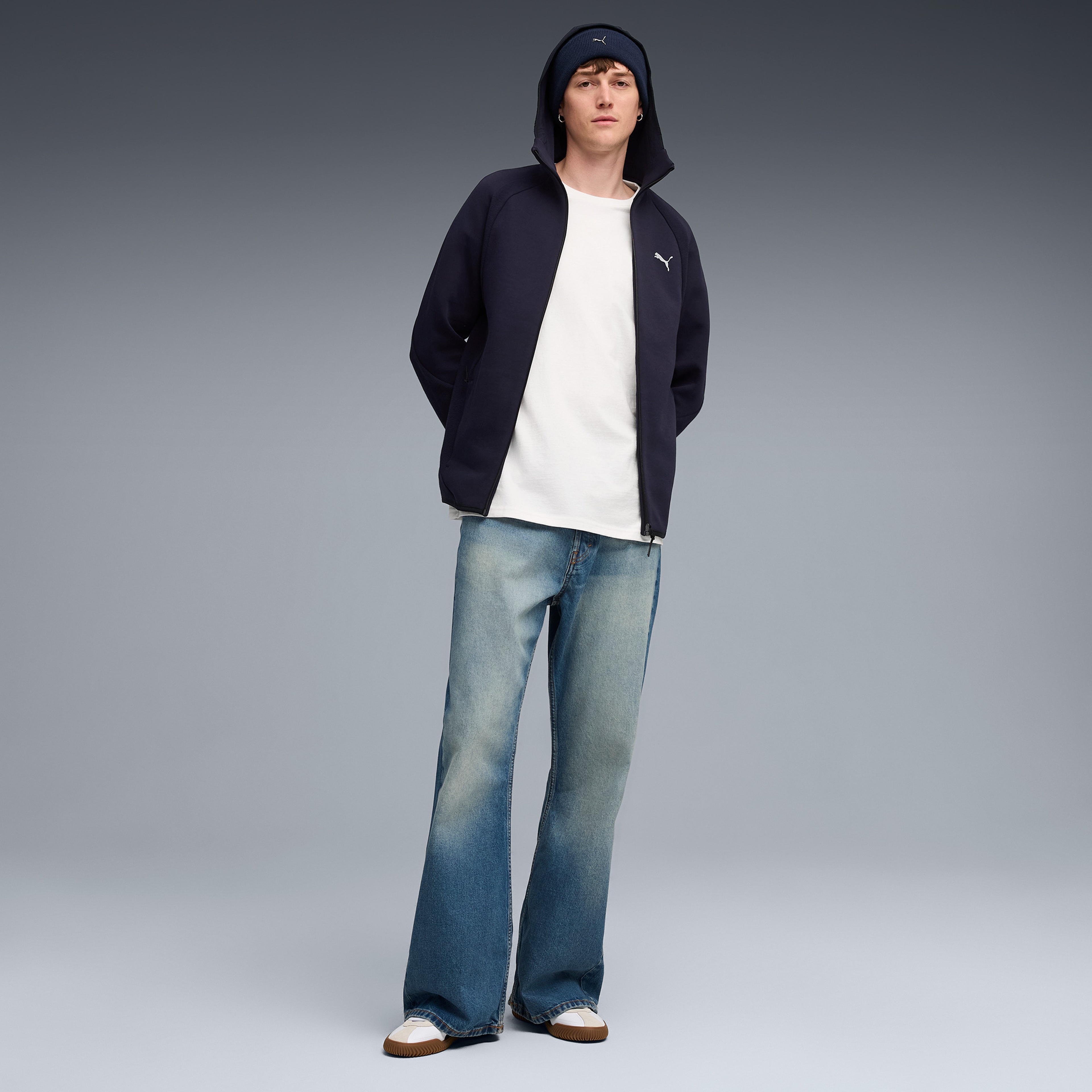 Puma Evostripe Erkek Lacivert Ceket