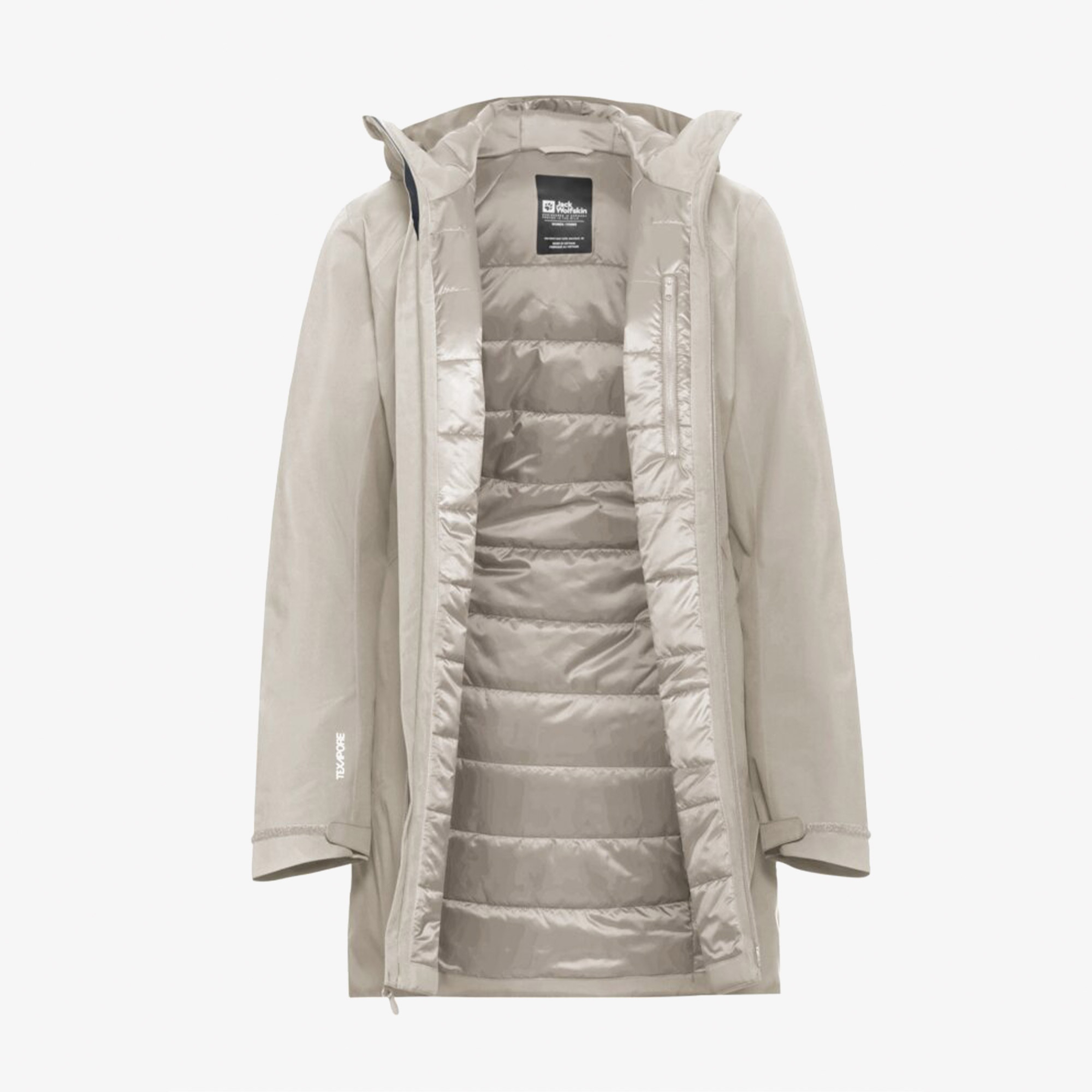 Jack Wolfskin Heidelstein Kadın Bej Ceket