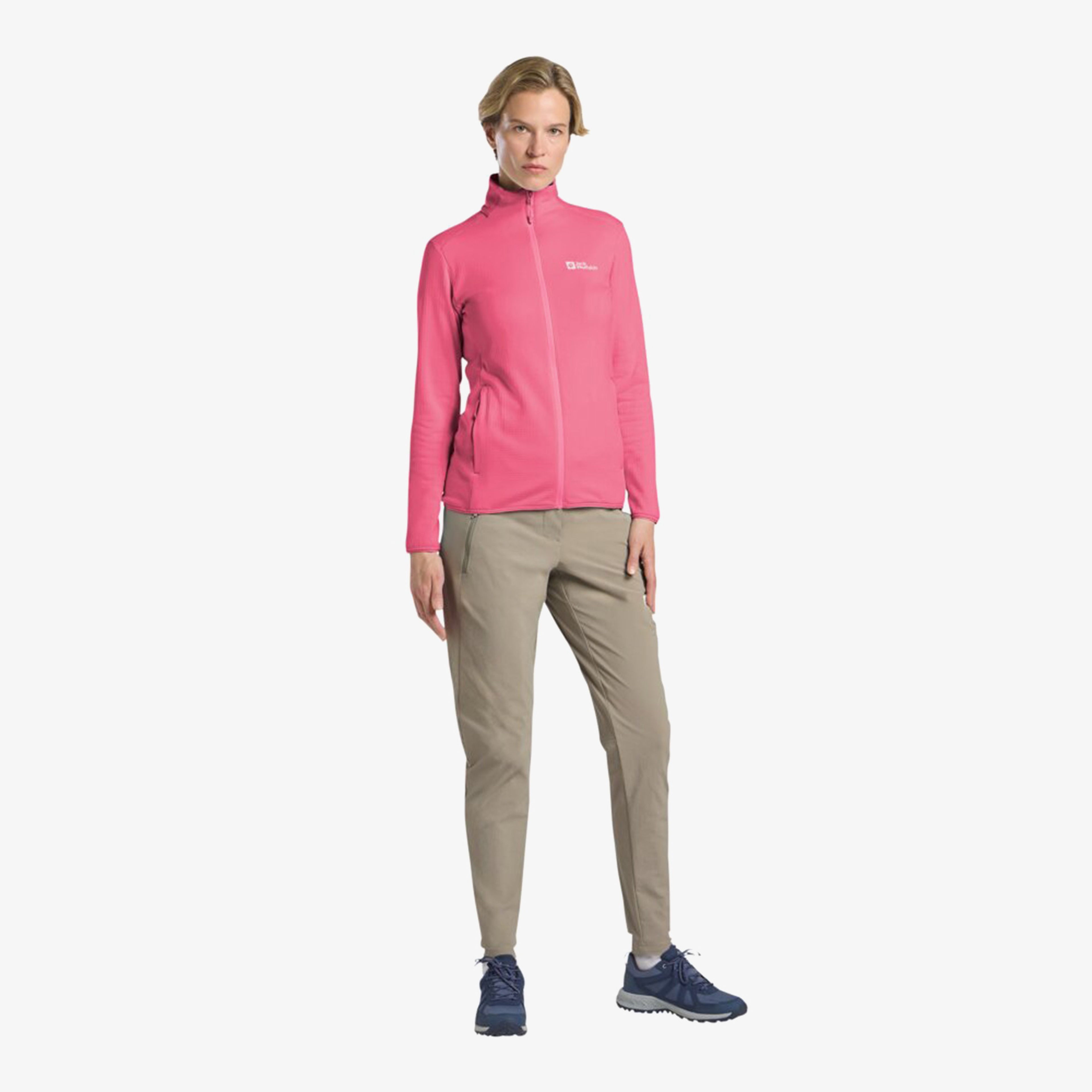 Jack Wolfskin Kolbenberg Full Zipped Kadın Pembe Ceket