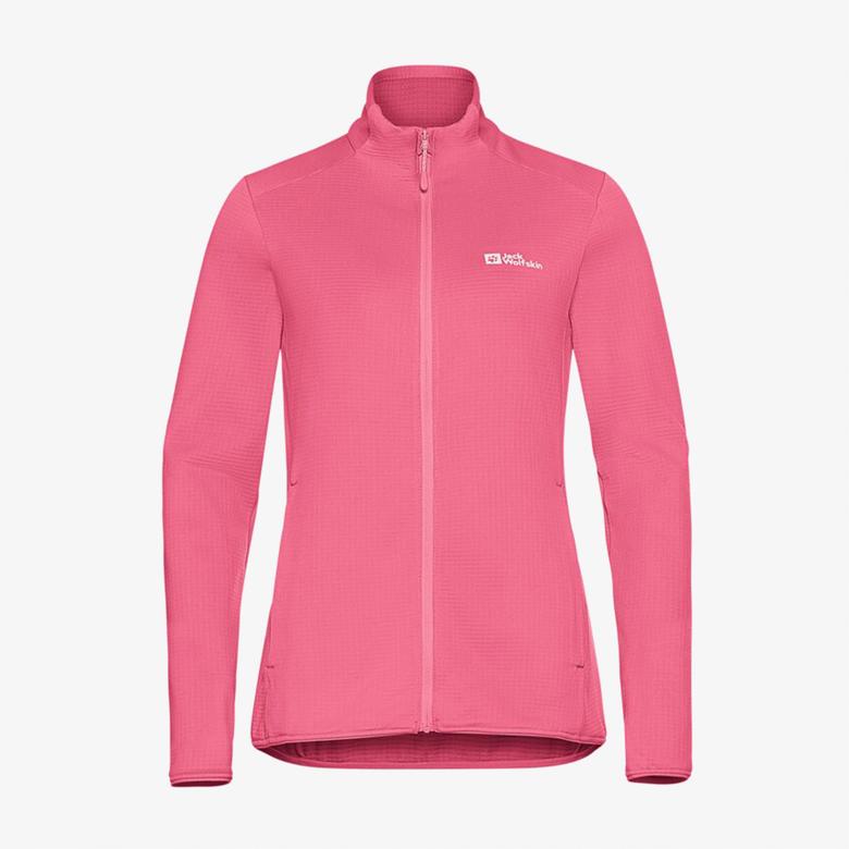 Jack Wolfskin Kolbenberg Full Zipped Kadın Pembe Ceket