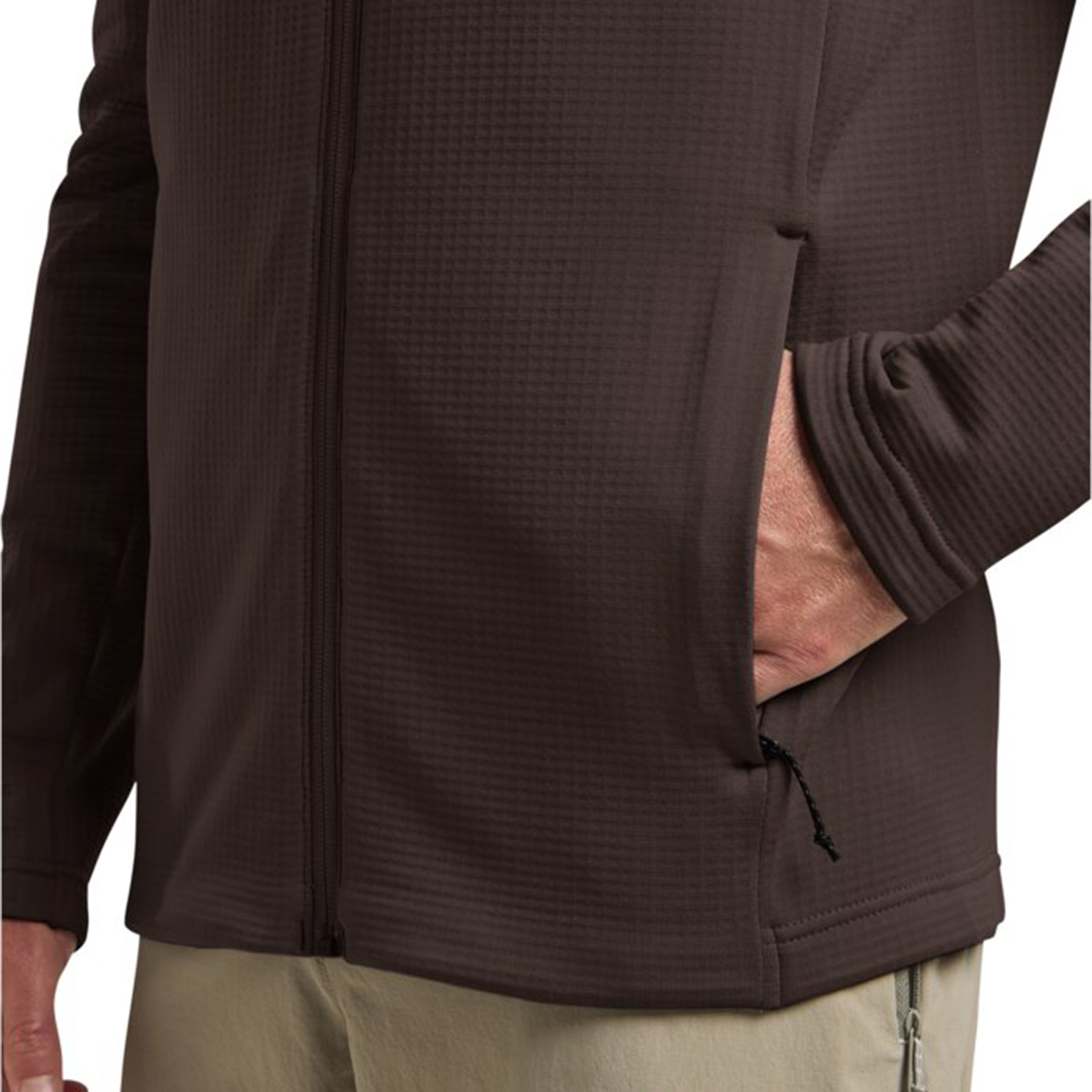 Jack Wolfskin Kolbenberg Full Zipped Erkek Kahverengi Ceket