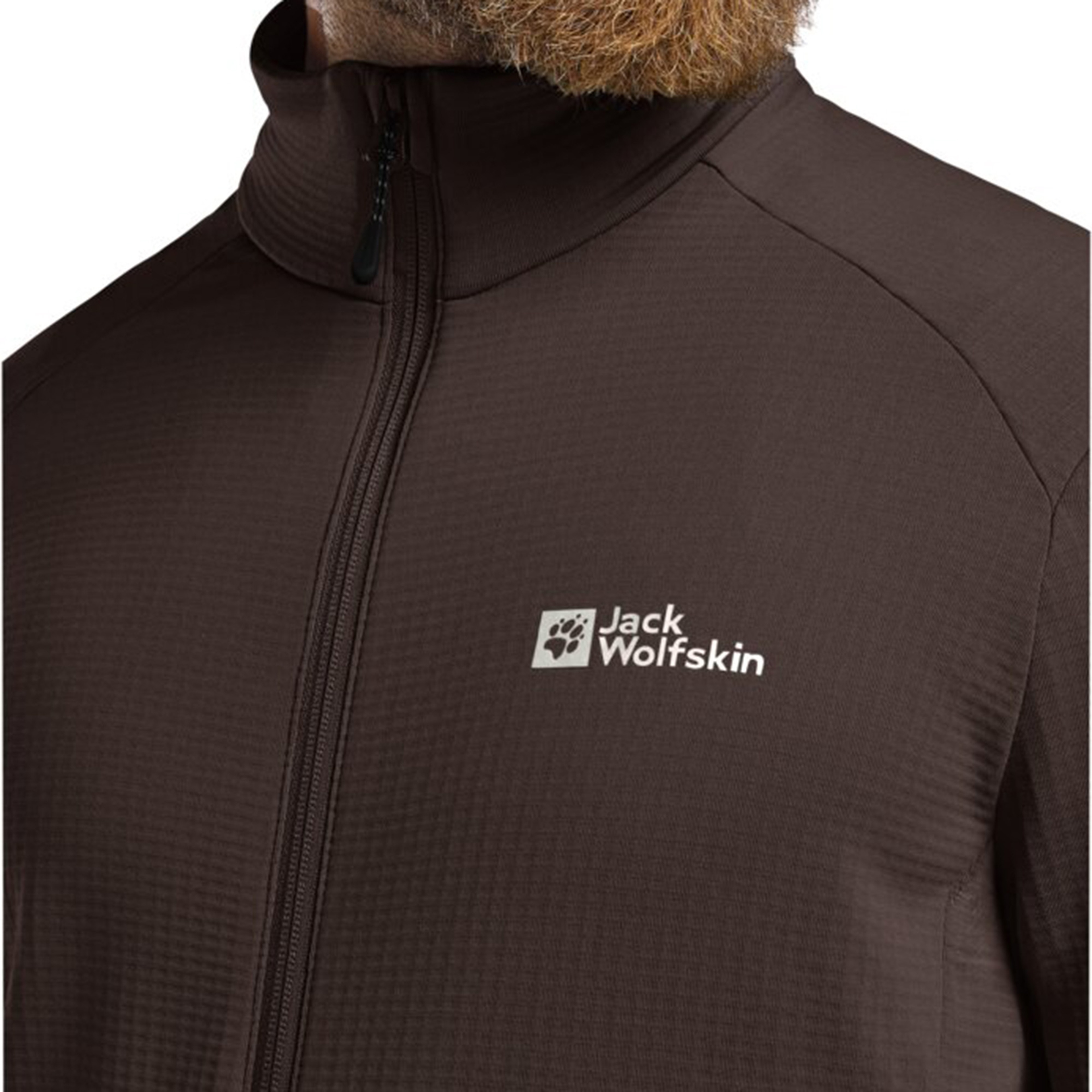 Jack Wolfskin Kolbenberg Full Zipped Erkek Kahverengi Ceket