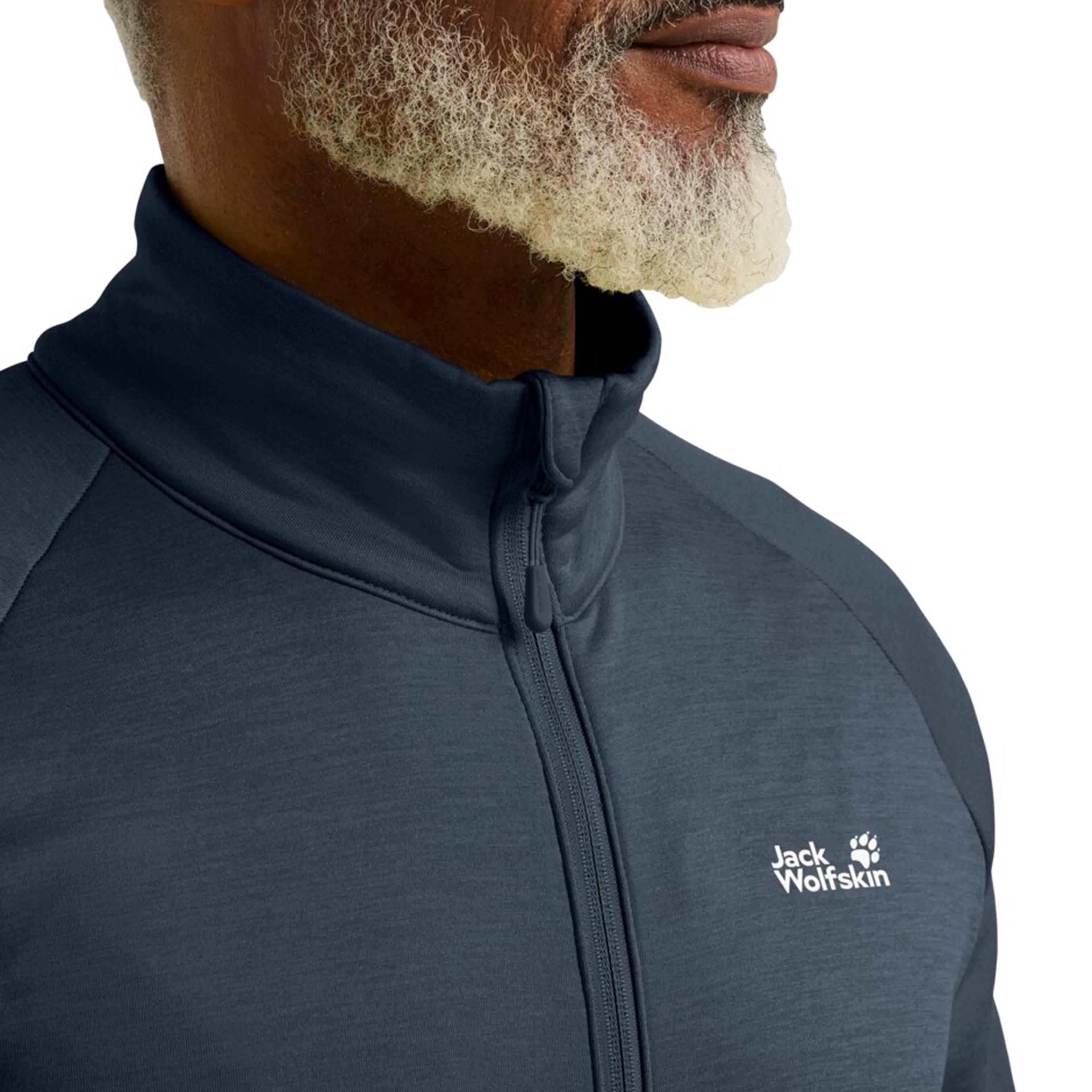 Jack Wolfskin Peak District Fermuarlı Erkek Lacivert Ceket