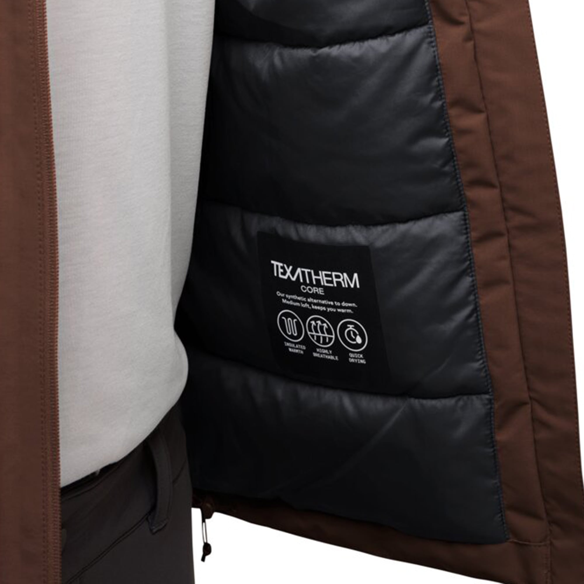 Jack Wolfskin Jasper Insulated Erkek Kahverengi Ceket