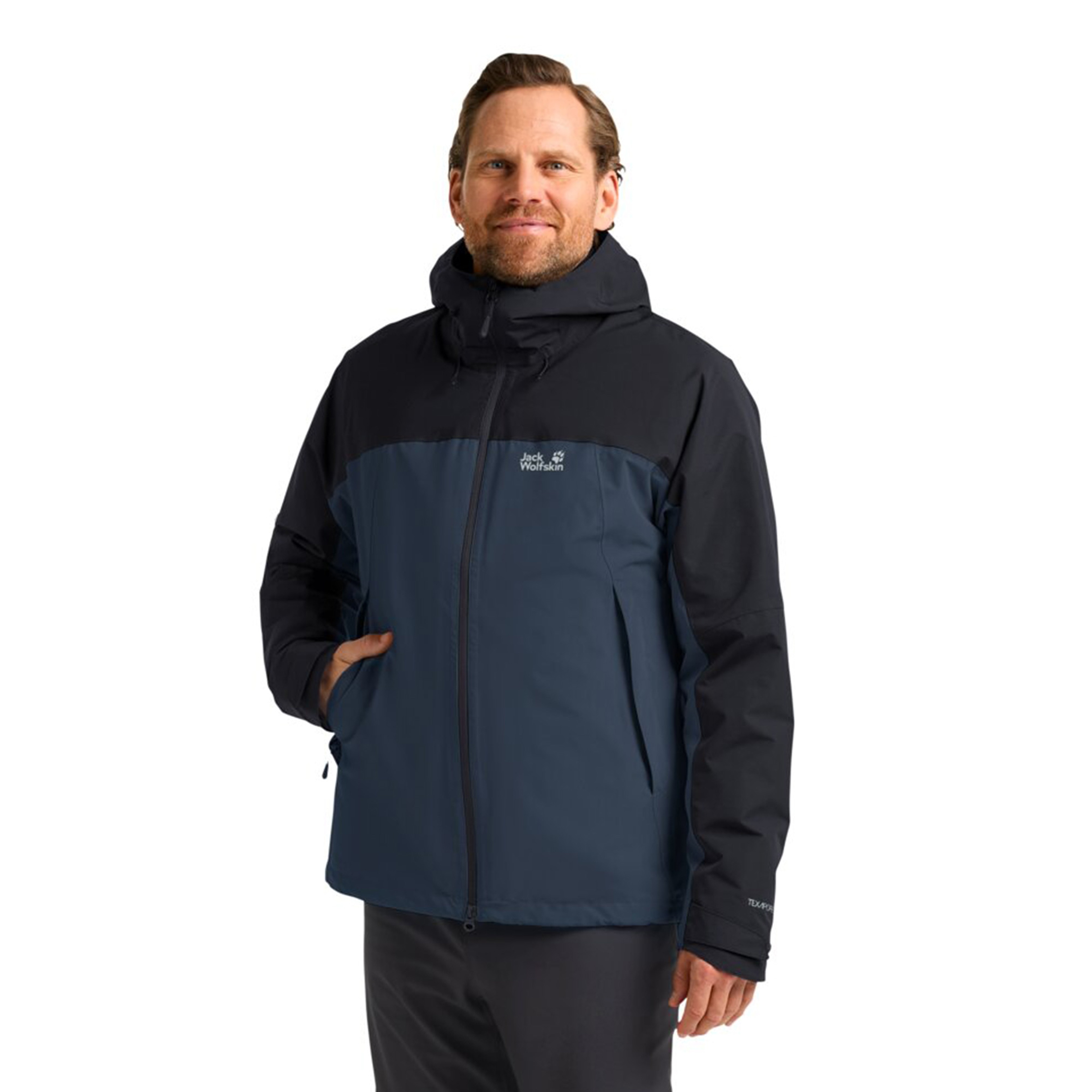 Jack Wolfskin Wild Places 3in3 Erkek Lacivert Ceket