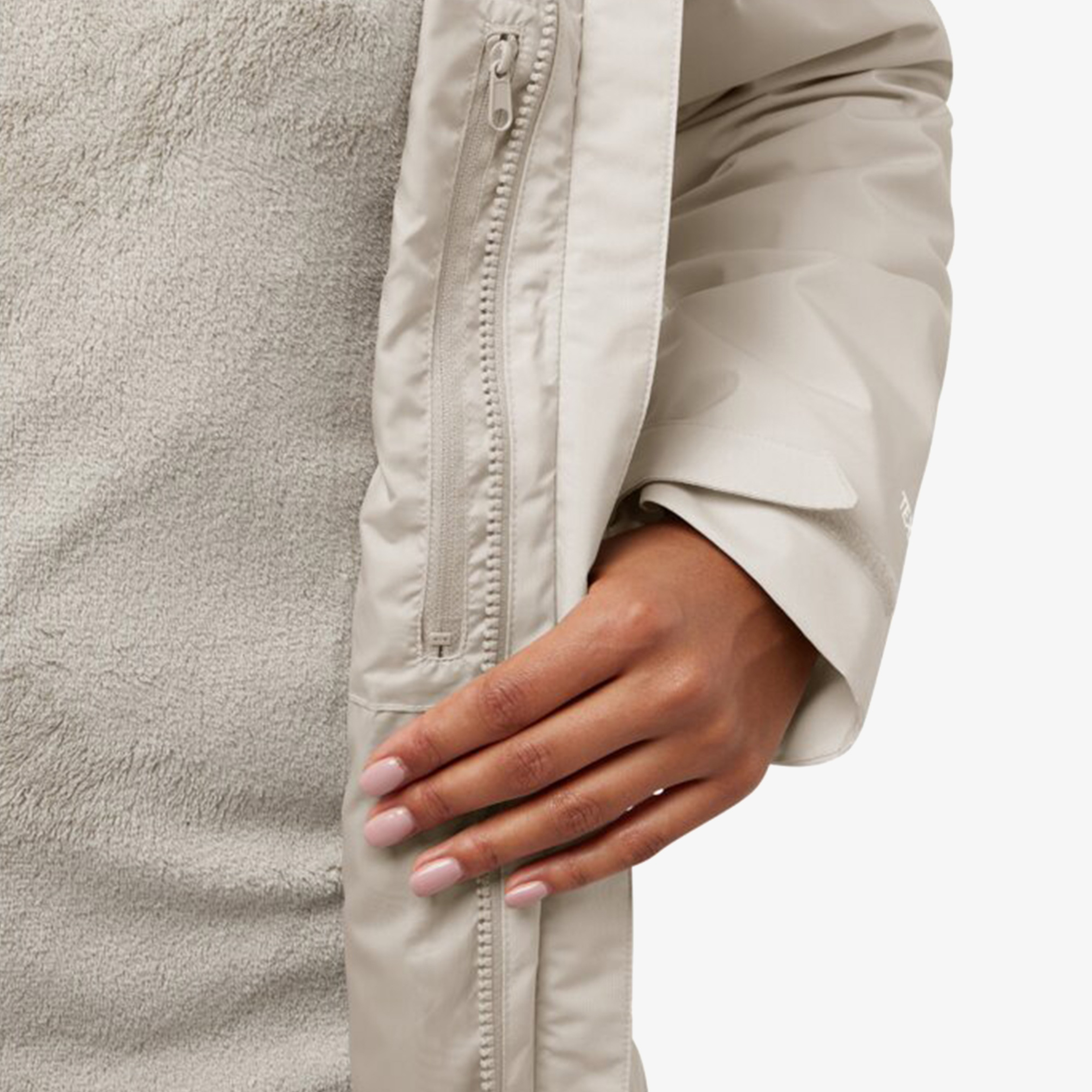 Jack Wolfskin Rotwand 3in2 Kadın Krem Ceket