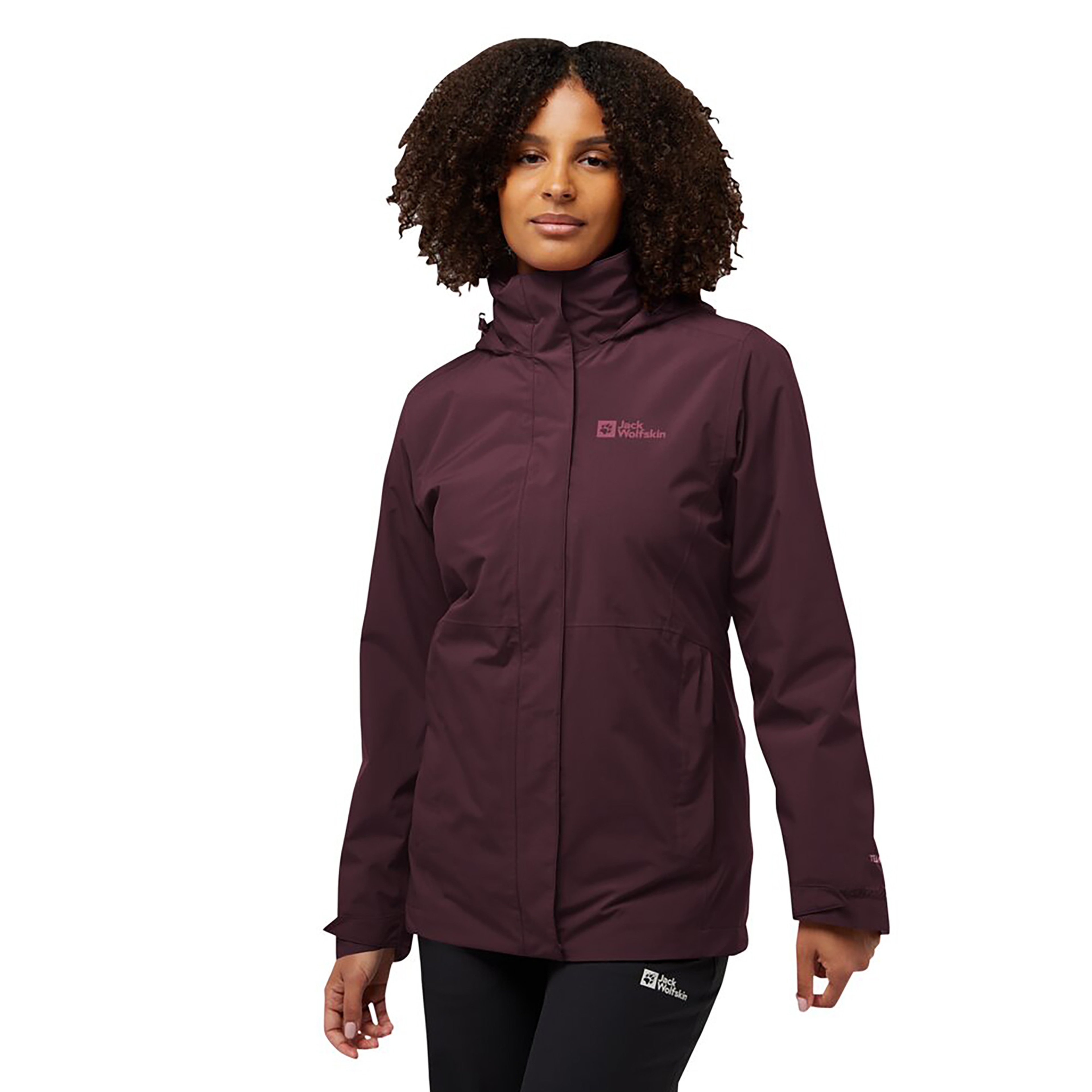 Jack Wolfskin Rotwand 3in4 Kadın Mor Ceket