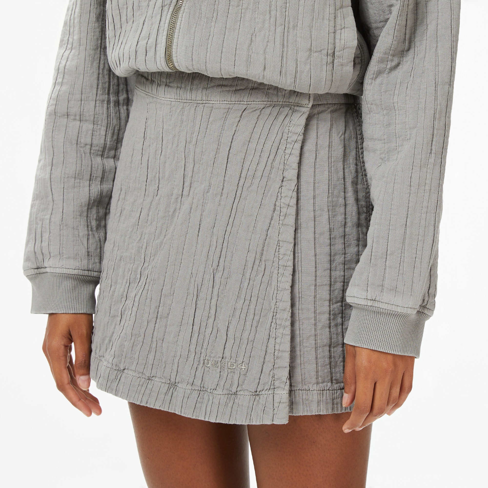 UNITED4 Kadın Gri Etek