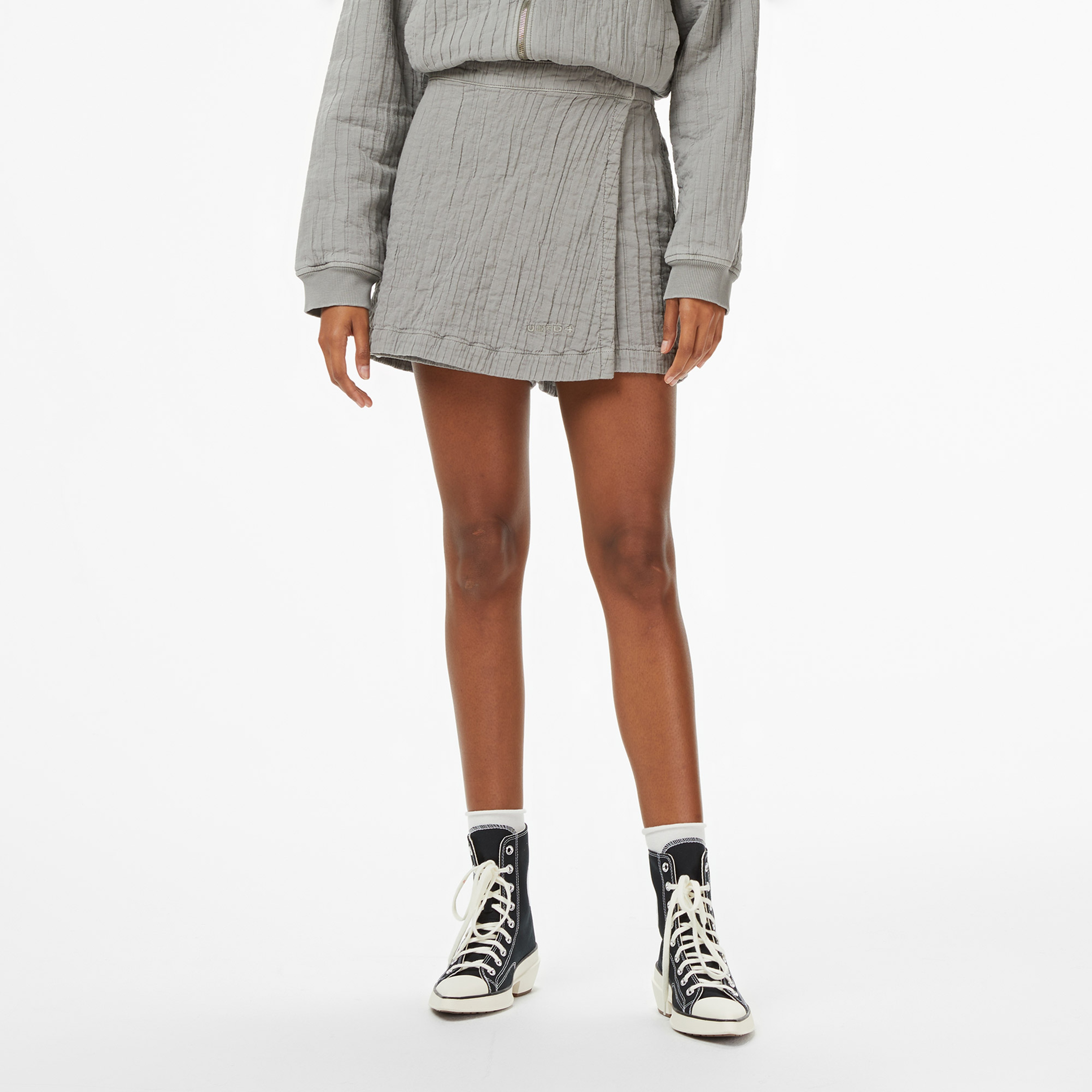 UNITED4 Kadın Gri Etek