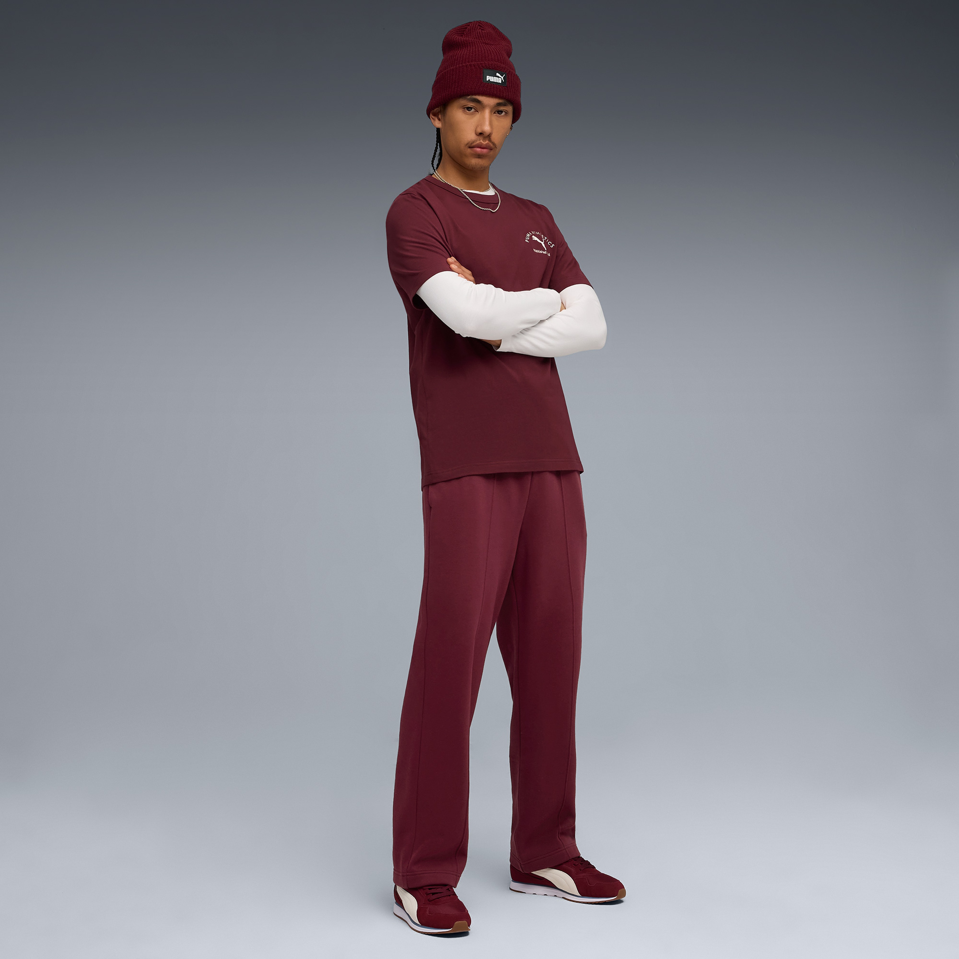 Puma Class Graphic Erkek Kırmızı T-Shirt