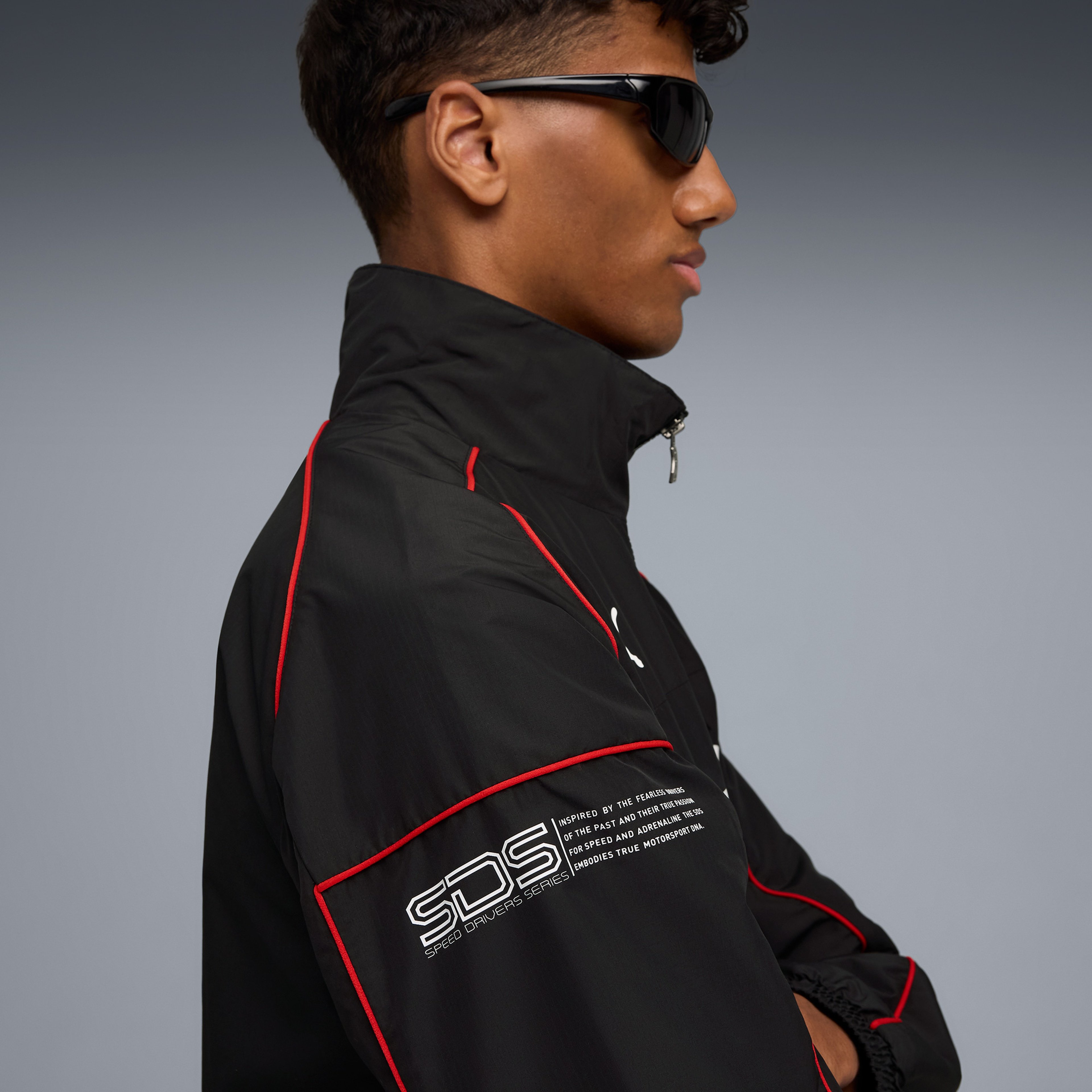 Puma F1 Speed Driver Series 2.0 Woven Erkek Siyah Ceket