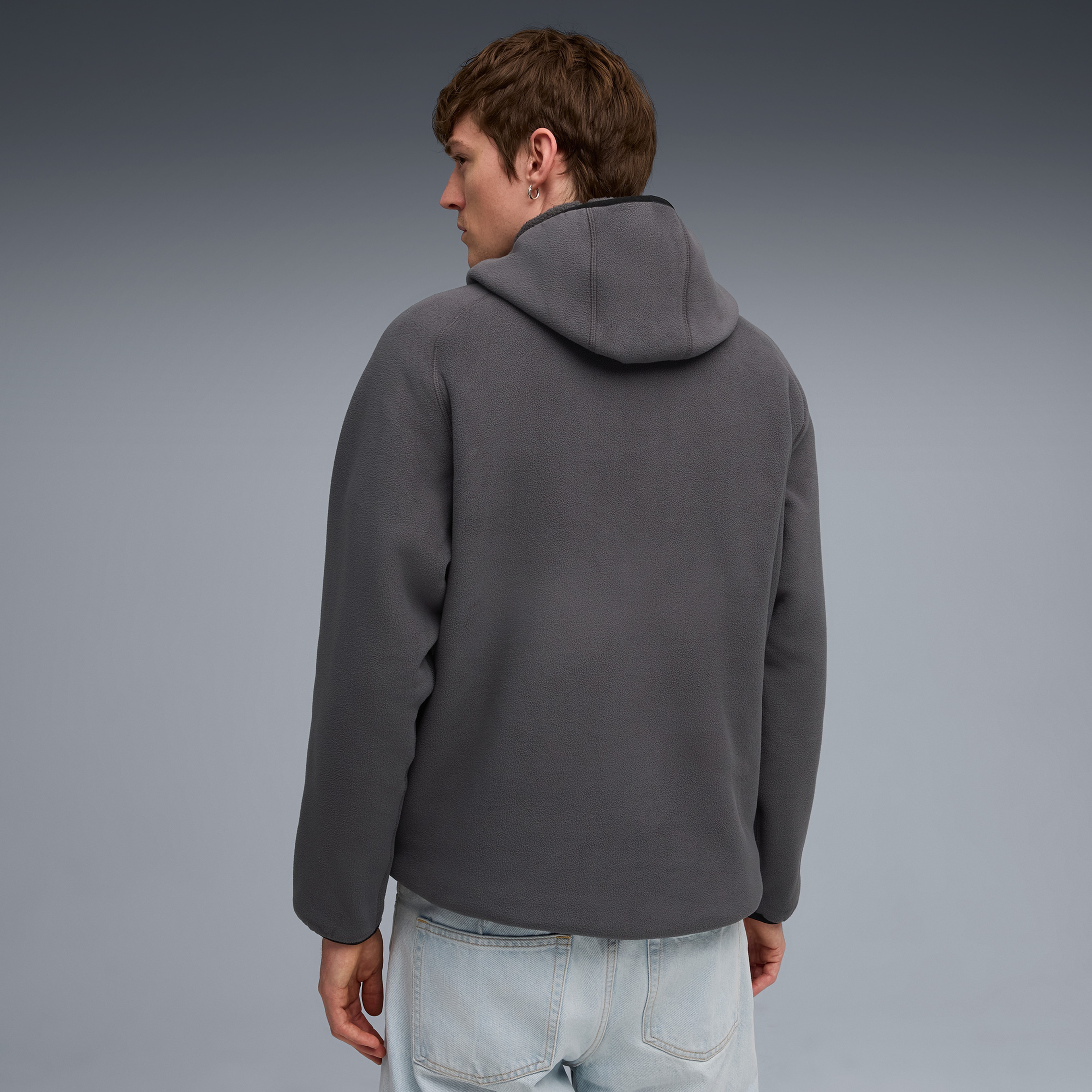 Puma Tech Half Zip Erkek Gri Sweatshirt