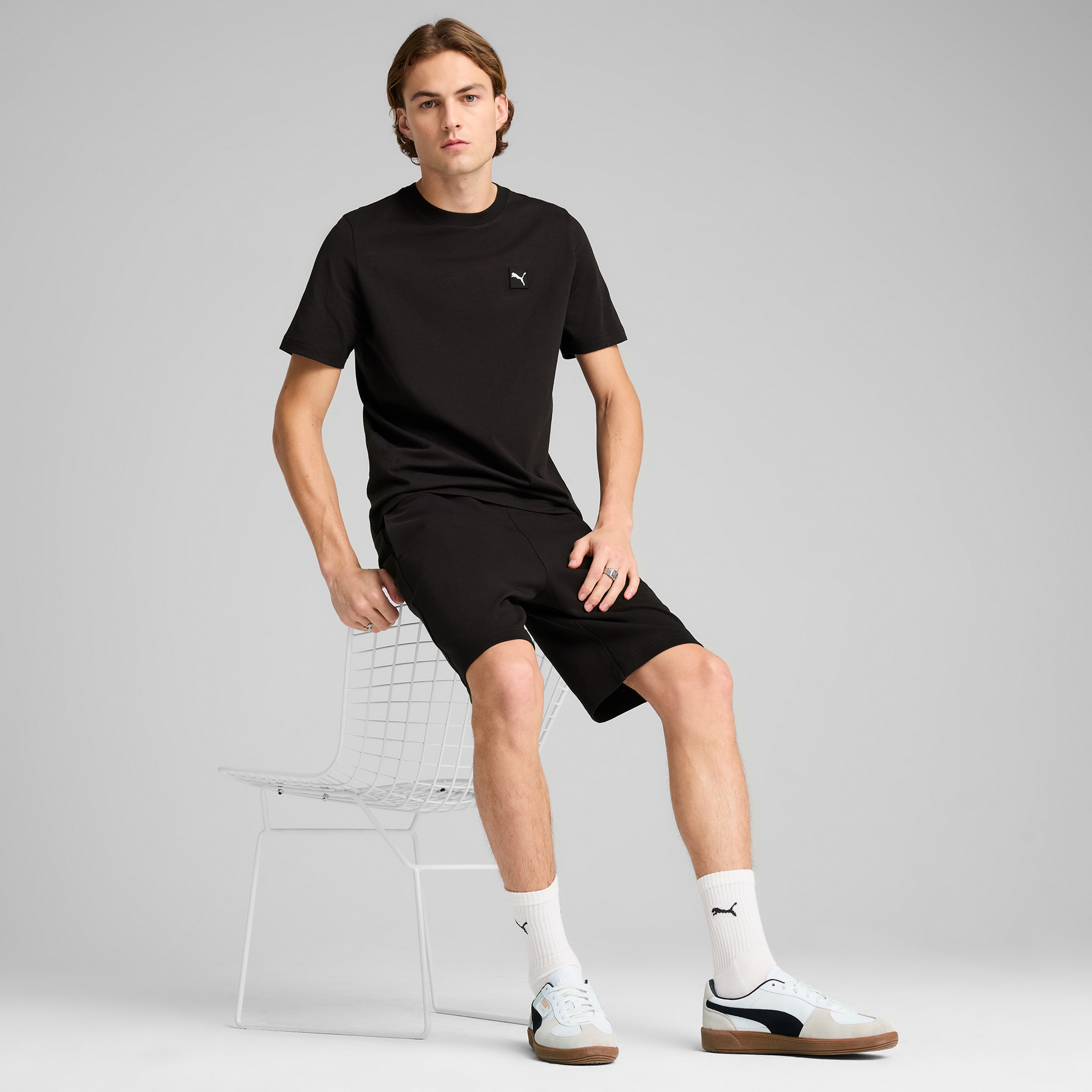 Puma Essentials Elevated Erkek Siyah Tişört