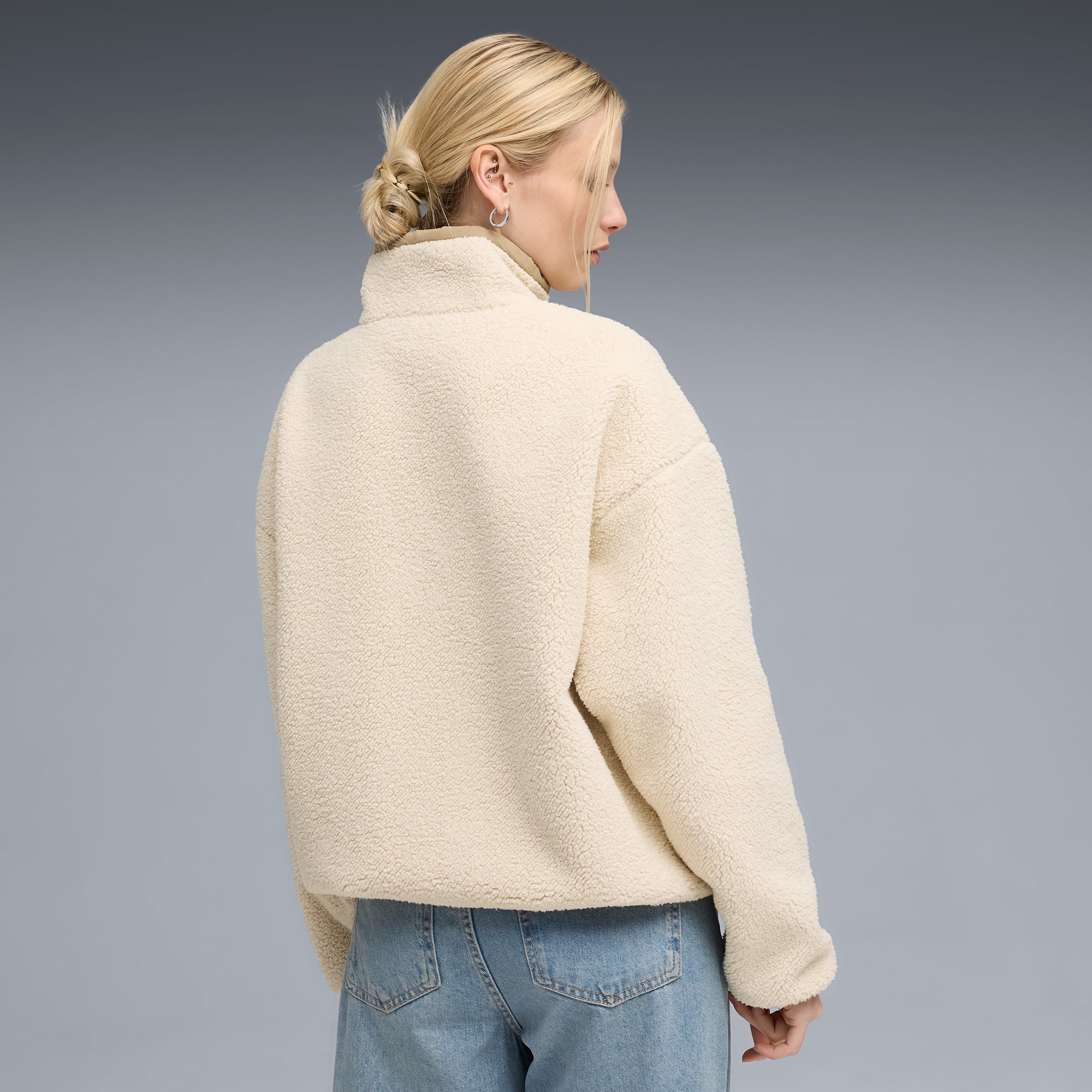 Puma Reversible Sherpa Kadın Krem CeketM688386| Occasion