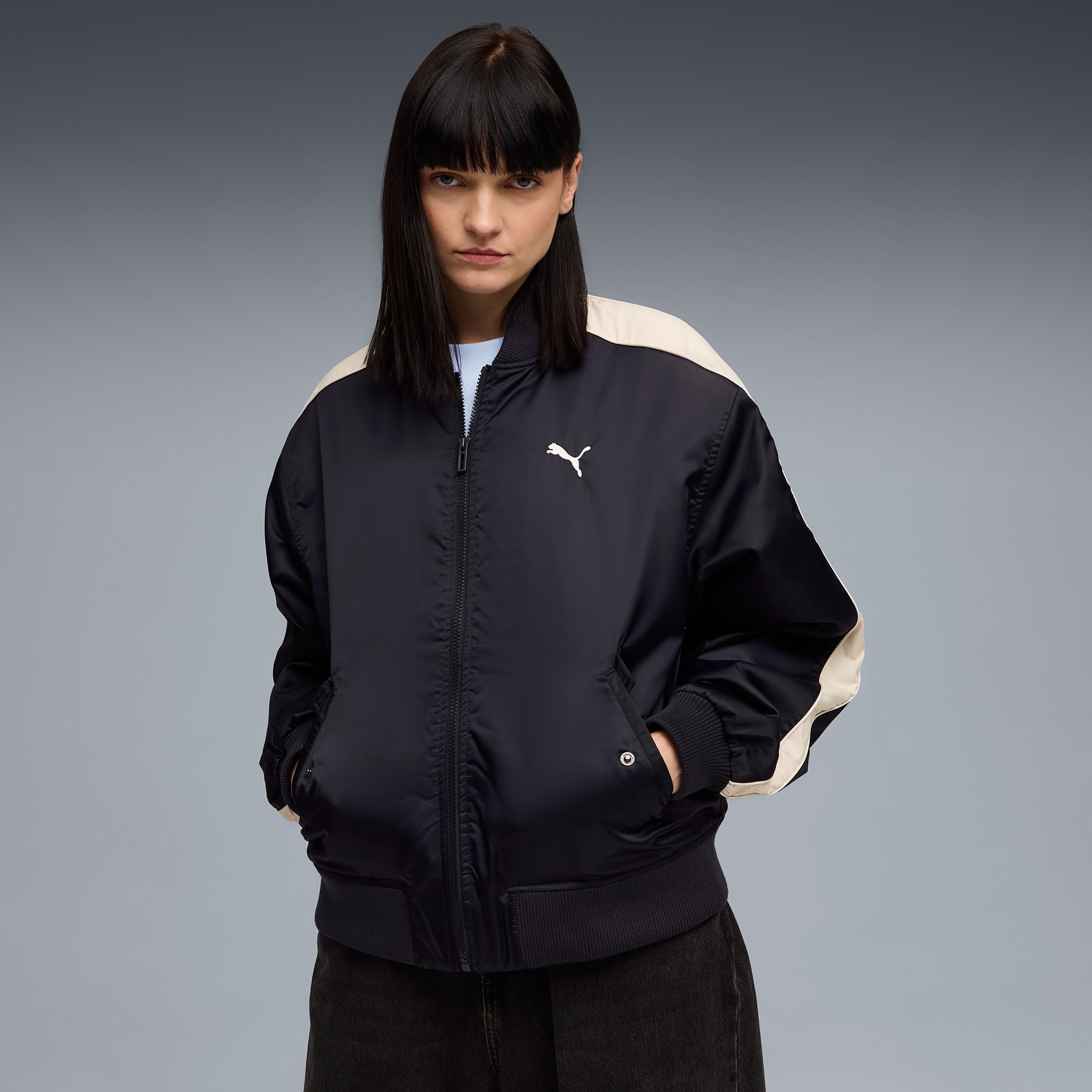 Puma T7 Bomber Unisex Siyah Ceket