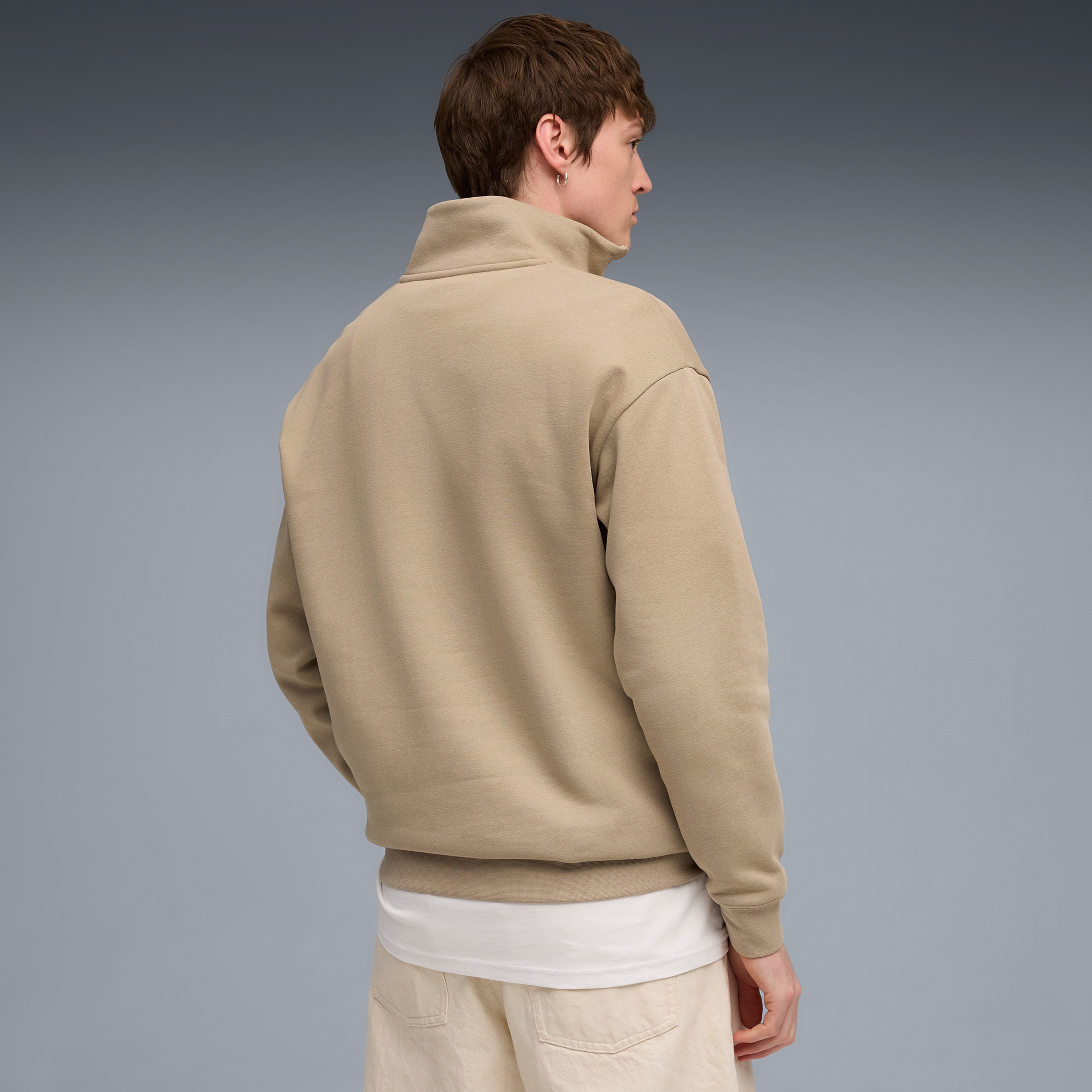 Puma Class Half Zip Erkek Kahverengi Sweatshirt