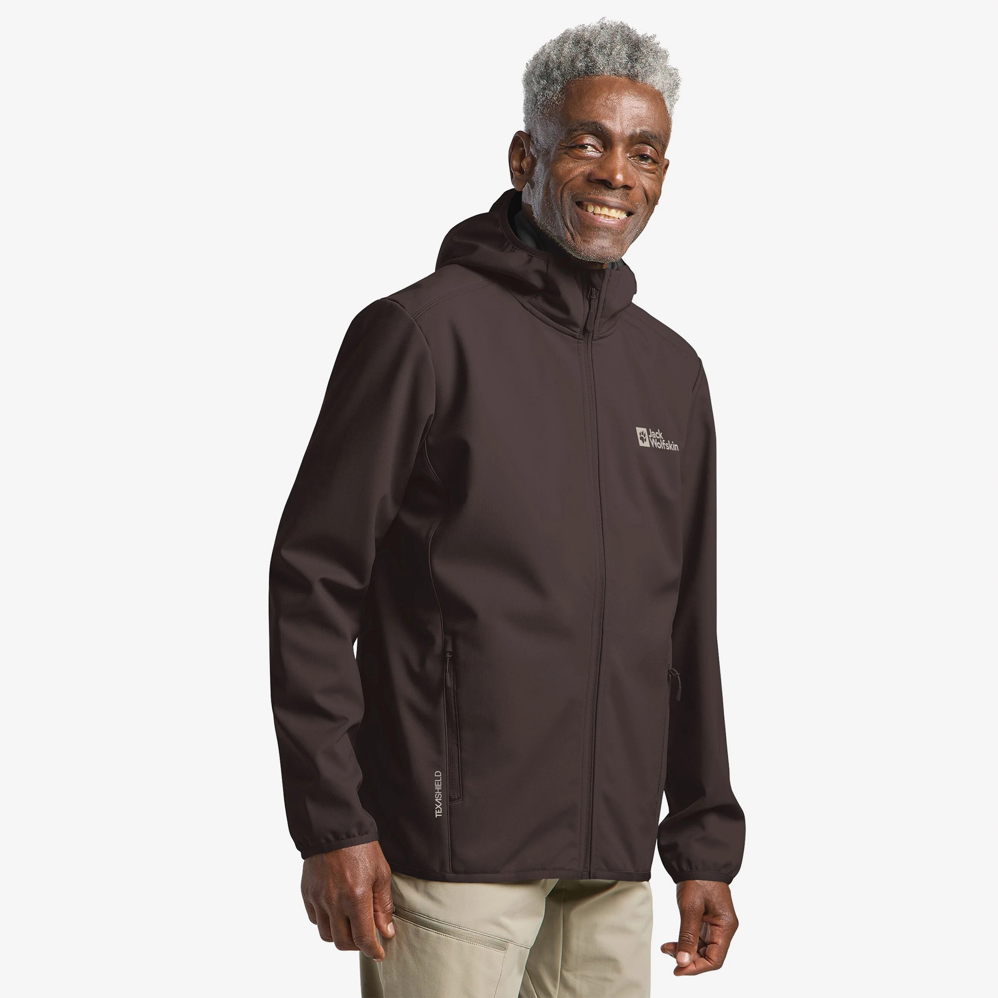 Jack Wolfskin Erkek Bornberg Softshell Kahverengi Ceket
