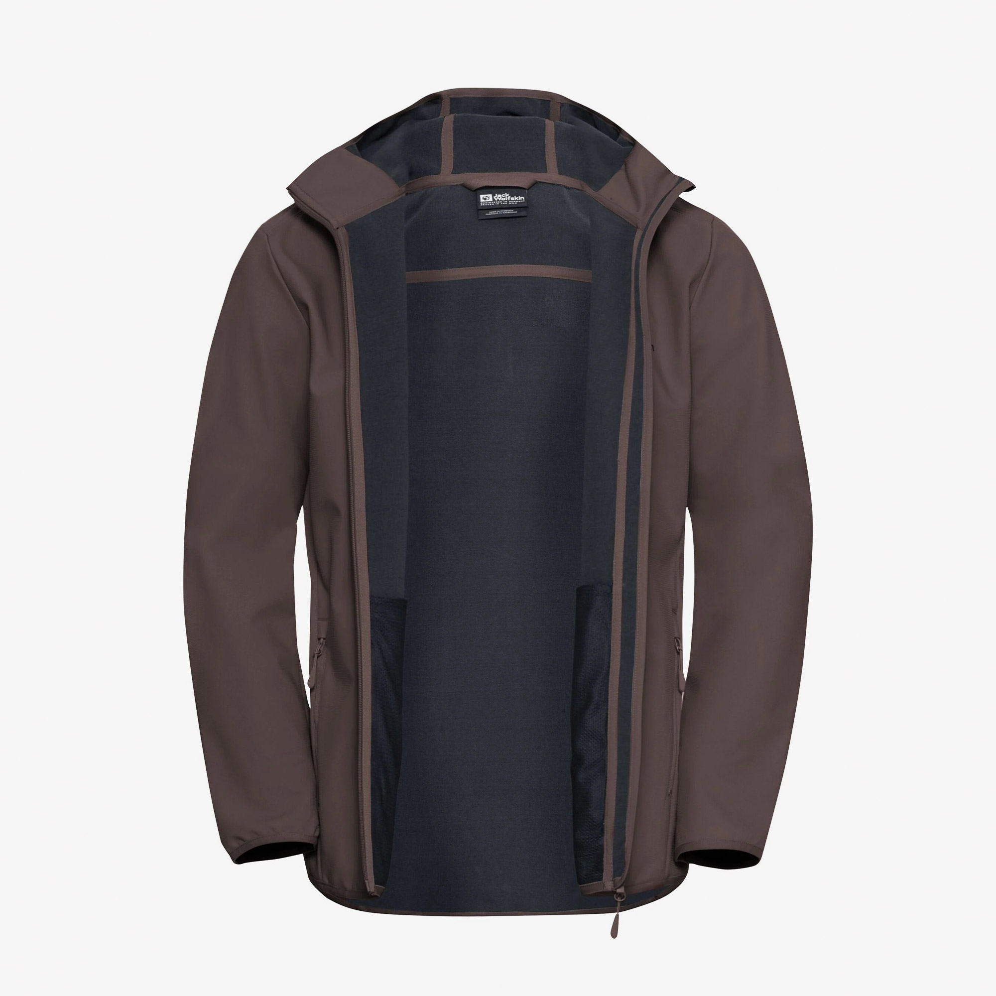 Jack Wolfskin Erkek Bornberg Softshell Kahverengi Ceket