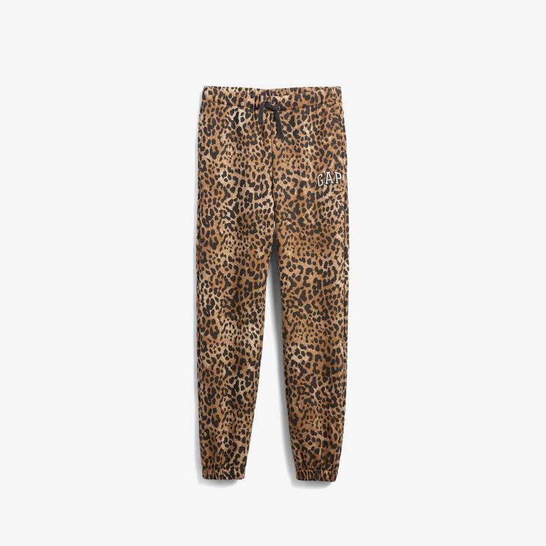 Gap V-Fa Logo Heritage Çocuk Kahverengi Eşofman Altı