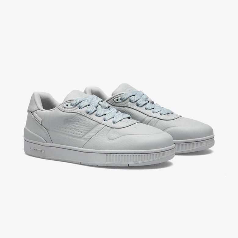 Lacoste T-Clip Shield Kadın Açık Gri Sneaker