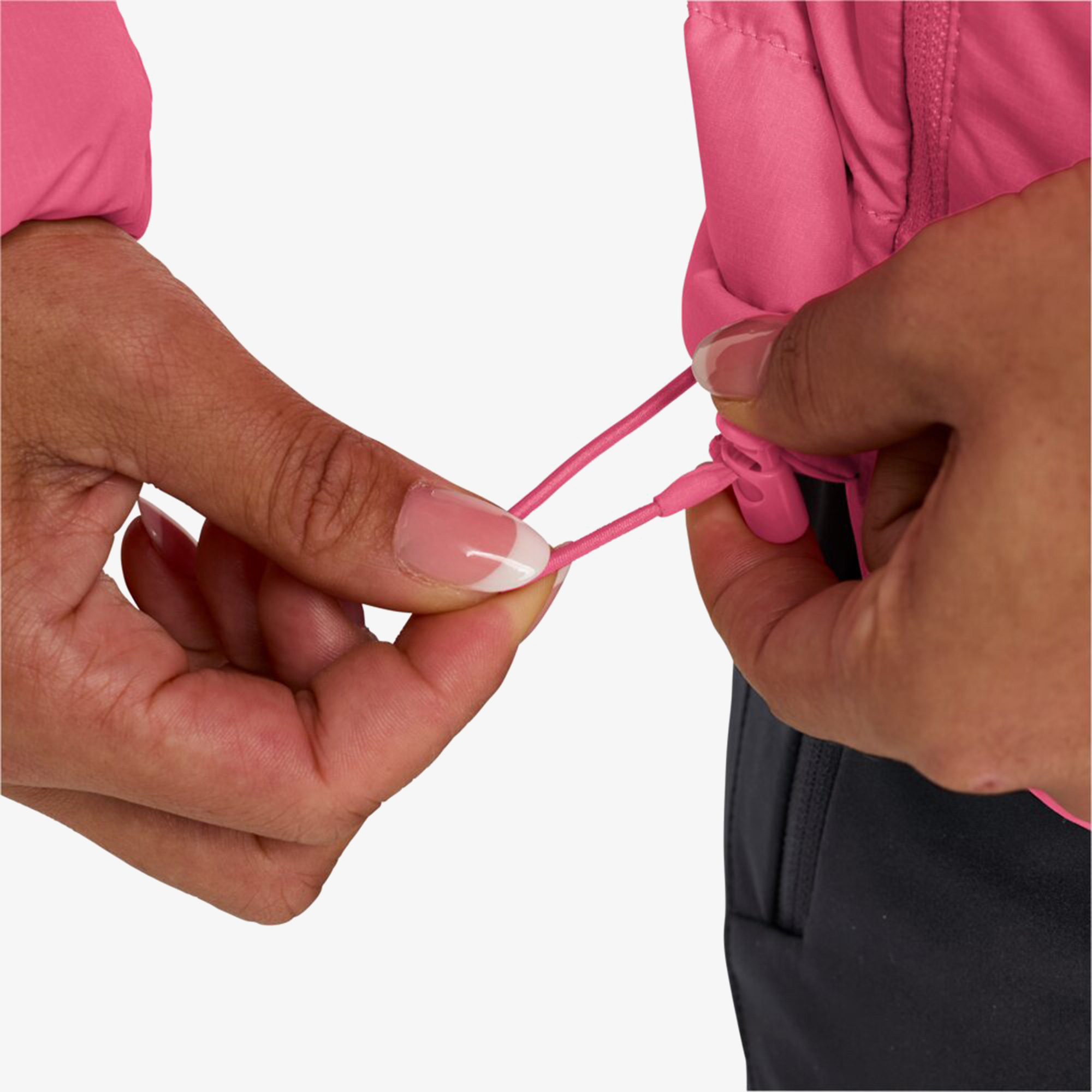 Jack Wolfskin Ather Down Hoody Pembe Kadın Mont