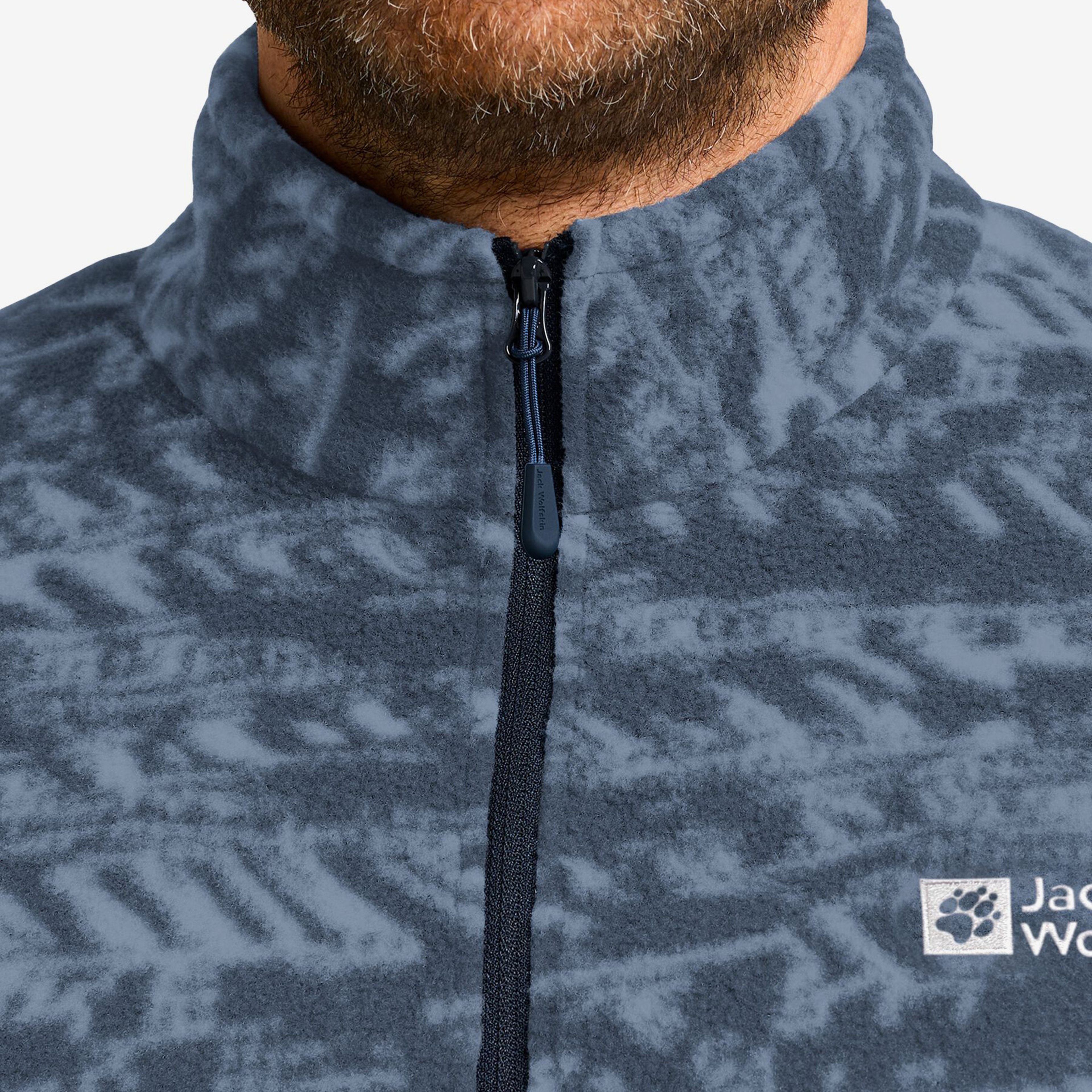 Jack Wolfskin Big Sky Half Zipped Erkek Lacivert Polar