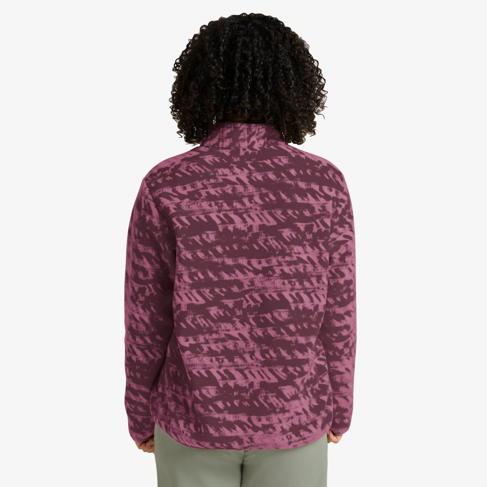 Jack Wolfskin Big Sky Half Zipped Kadın Mor Polar