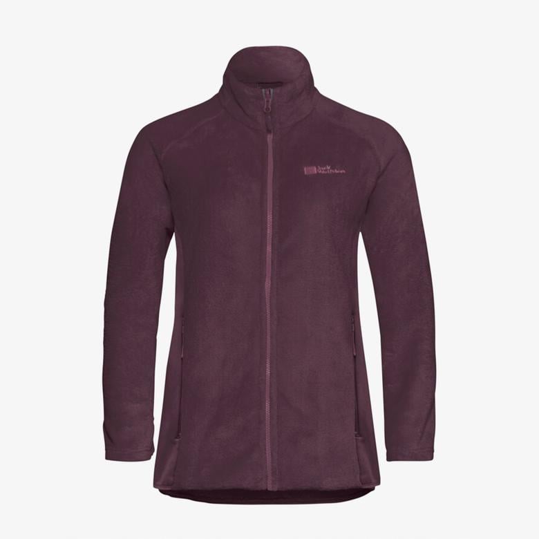 Jack Wolfskin Rotwand Full Zipped Kadın Mor Ceket