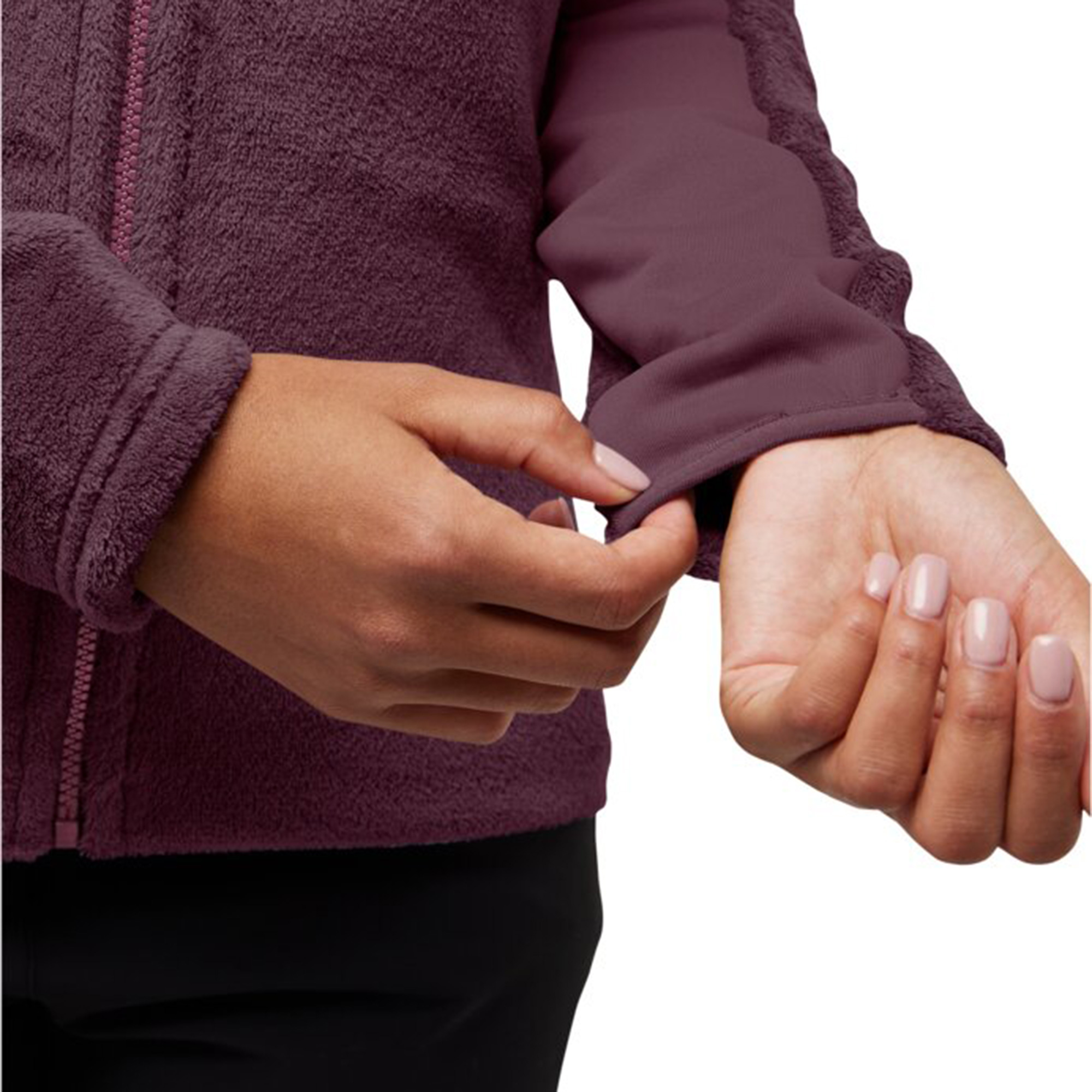 Jack Wolfskin Rotwand Full Zipped Kadın Mor Ceket