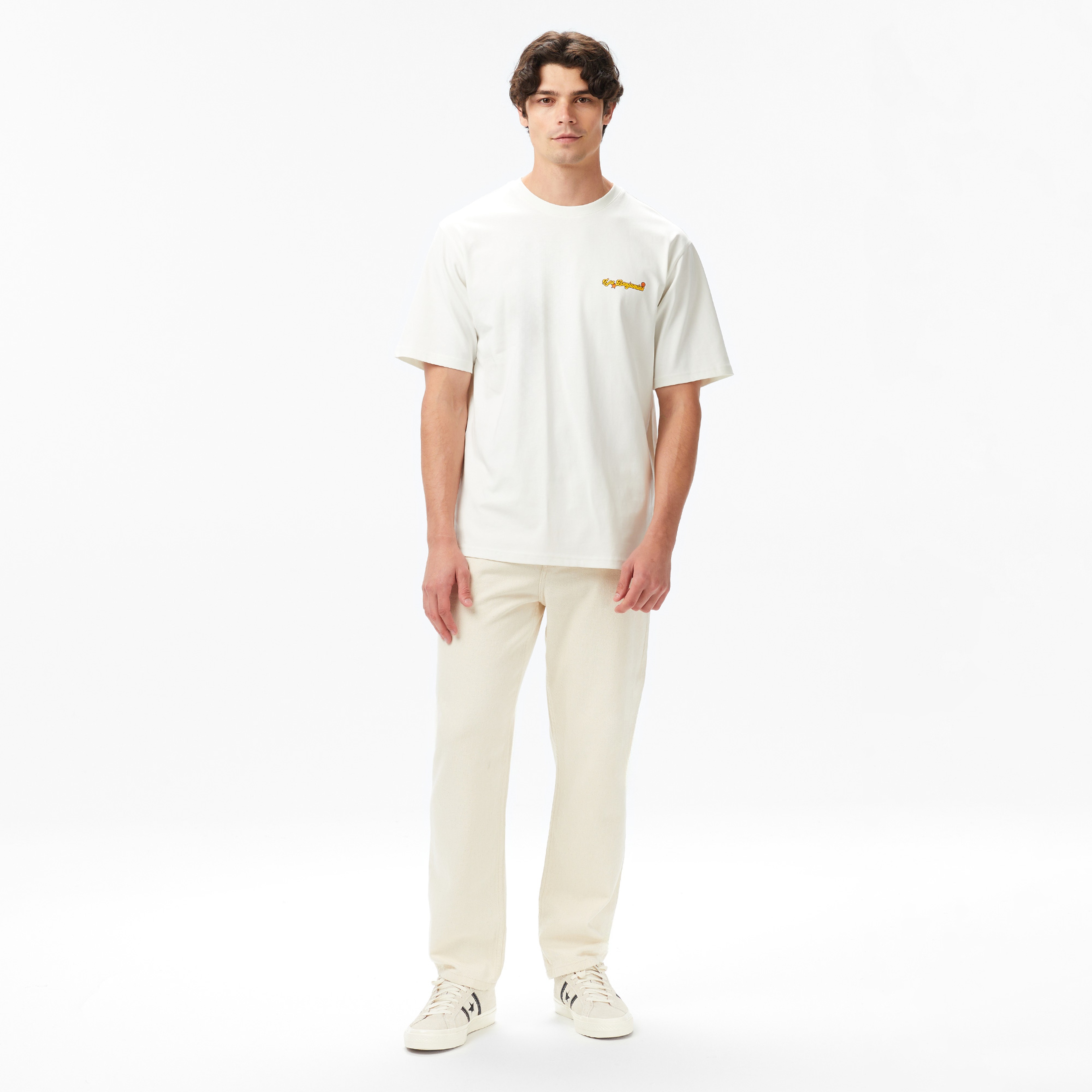 Les Benjamins Erkek Beyaz T-Shirt