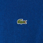 Erkek Classic Fit Bisiklet Yaka Renk Bloklu Mavi Kazak