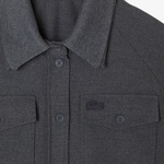 Kadın Regular Fit Koyu Gri Dış Gömlek