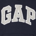 Gap V-Logo Bebek Lacivert Kapüşonlu Sweatshirt