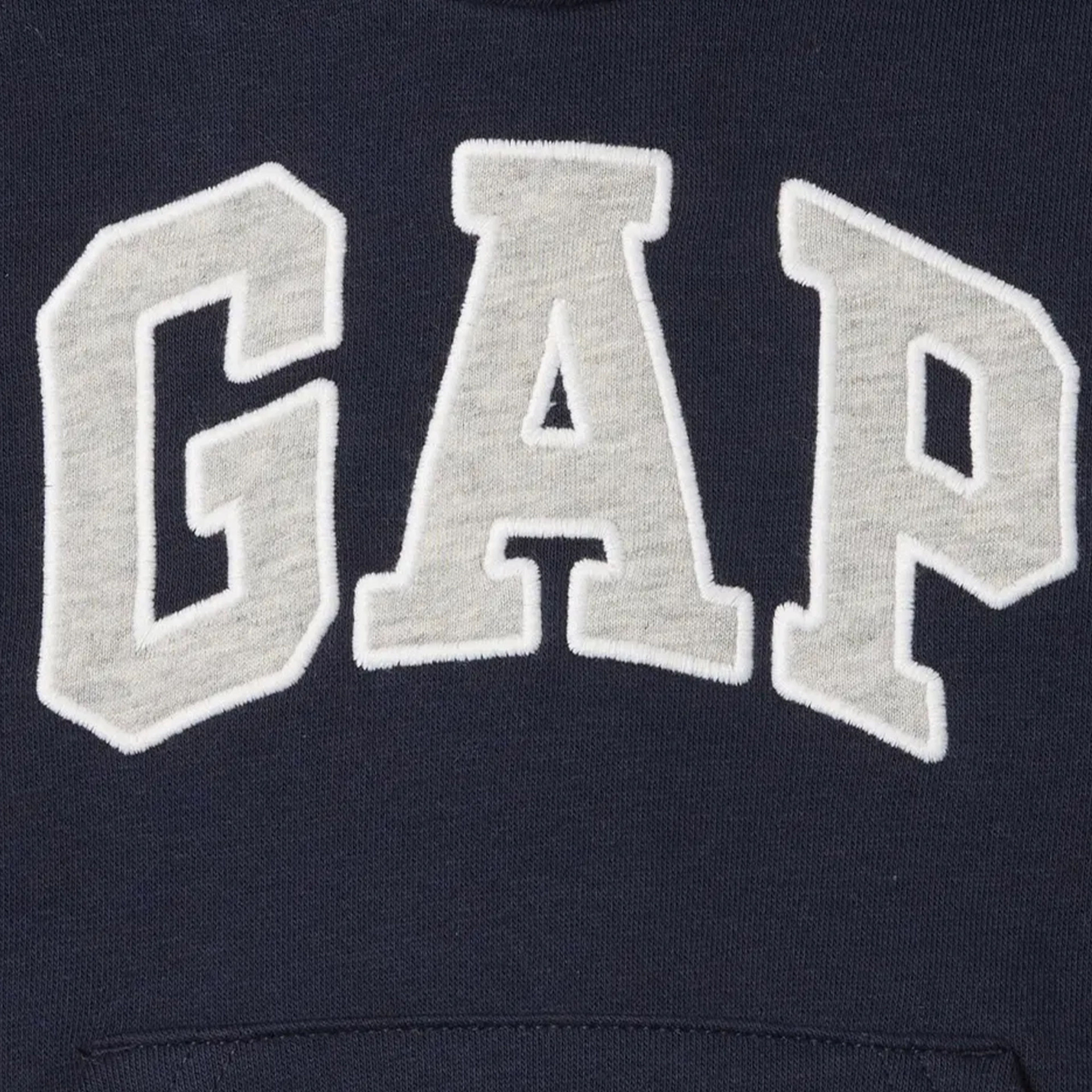 Gap V-Logo Bebek Lacivert Kapüşonlu Sweatshirt