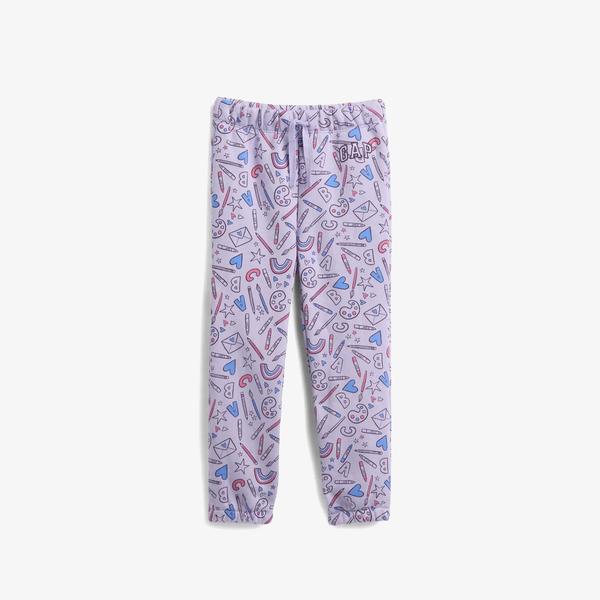 Gap V-Logo Çocuk Pembe Eşofman Altı