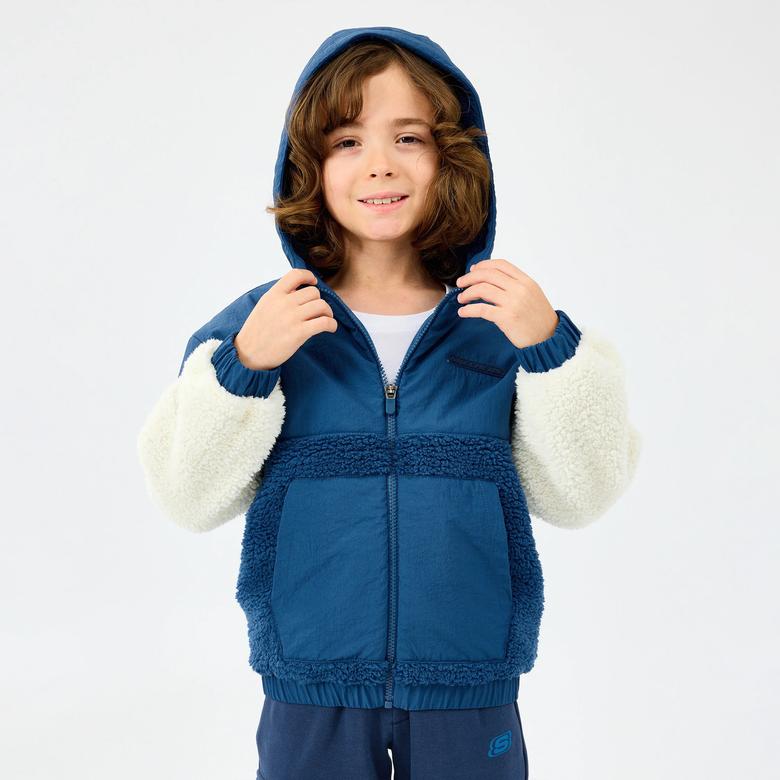 Skechers Sherpa Çocuk Mavi Mont