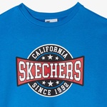 Skechers Crewneck Çocuk Mavi Sweatshirt