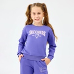 Skechers Lw Fleece Çocuk Mor Eşofman Üstü
