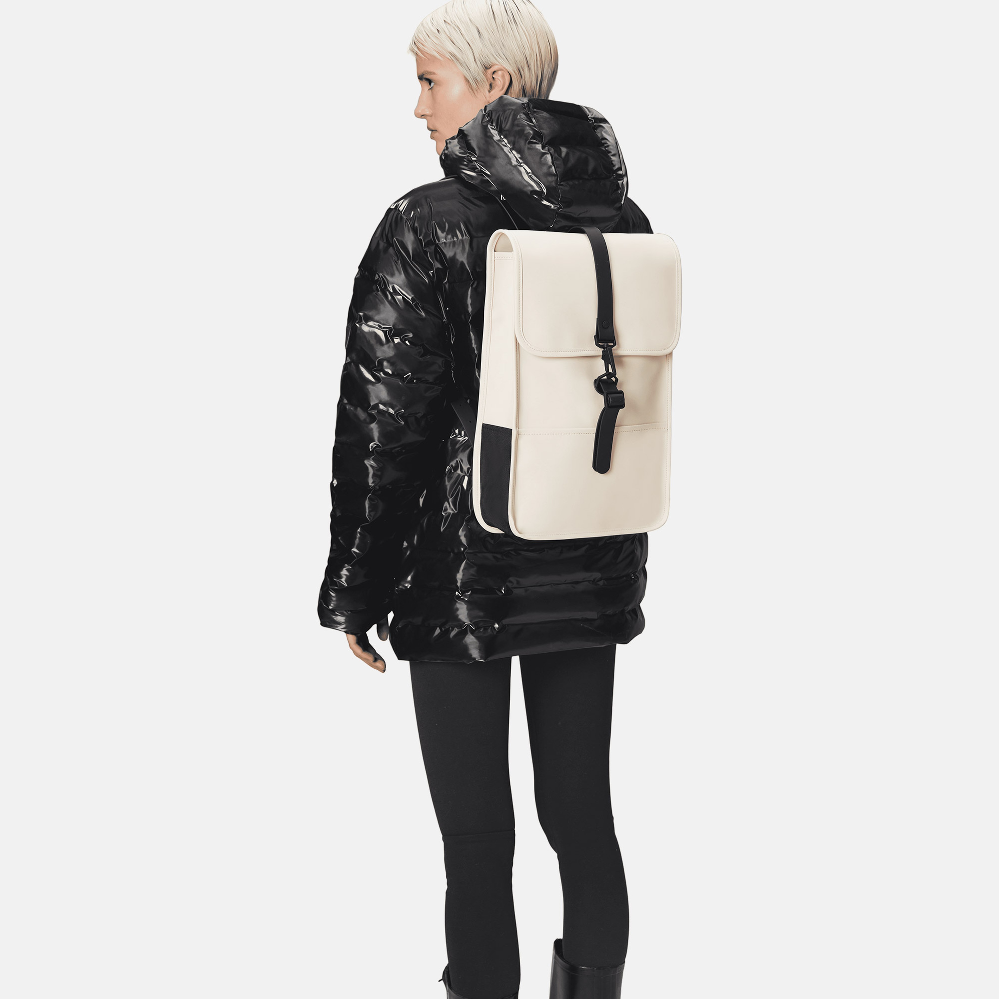 Rains Backpack Mini W3 Unisex Gri Sırt Çantası