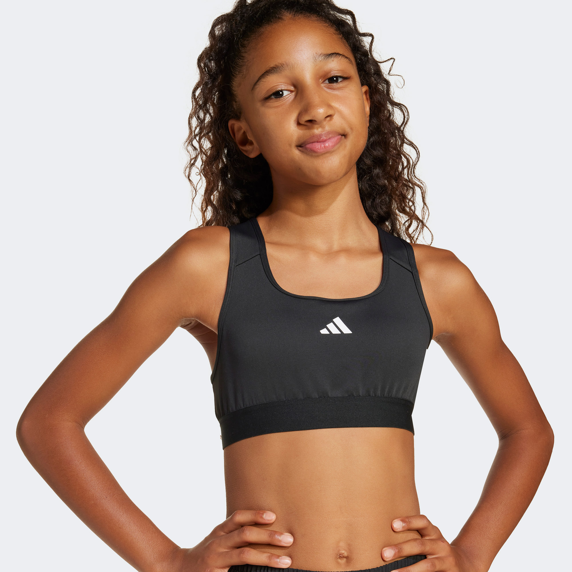 adidas All Sports  Power React Genç Çocuk Siyah Bra