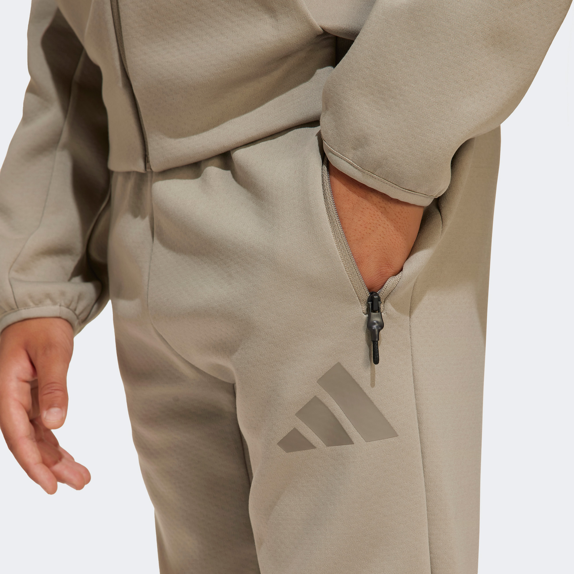 adidas Z.N.E. Genç Çocuk Bej Eşofman Altı