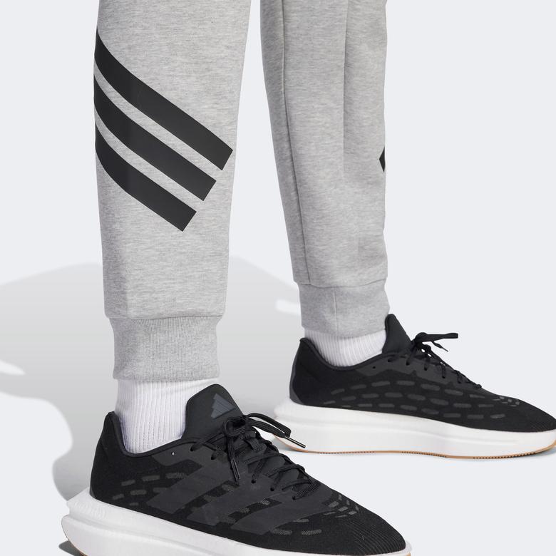 adidas Future Icons 3 Stripes Erkek Gri Eşofman Altı