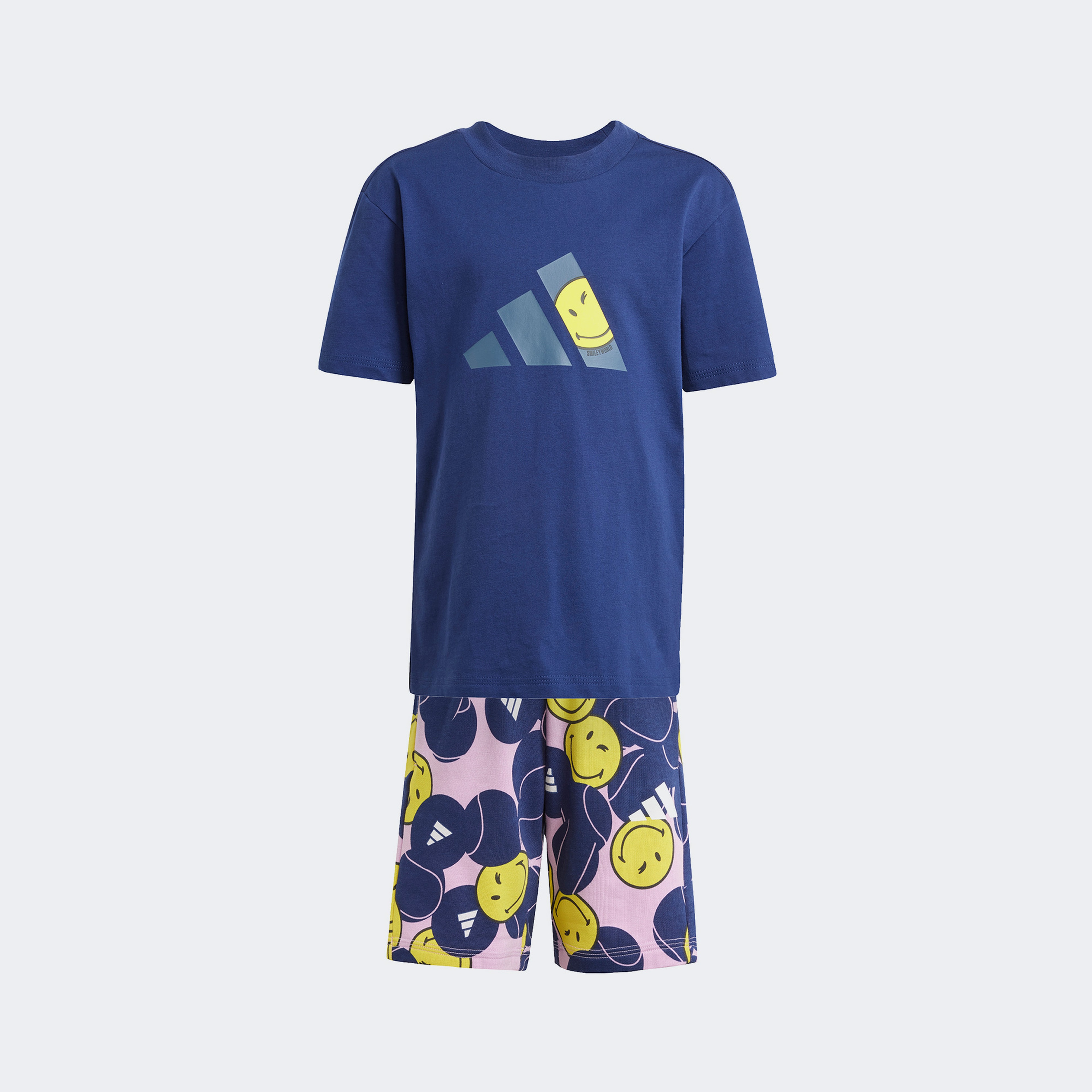 adidas x Smileyworld Çocuk Mavi Eşofman Takımı