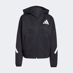 adidas Z.N.E. Full-Zip Kapüşonlu Kadın Siyah Eşofman Üstü