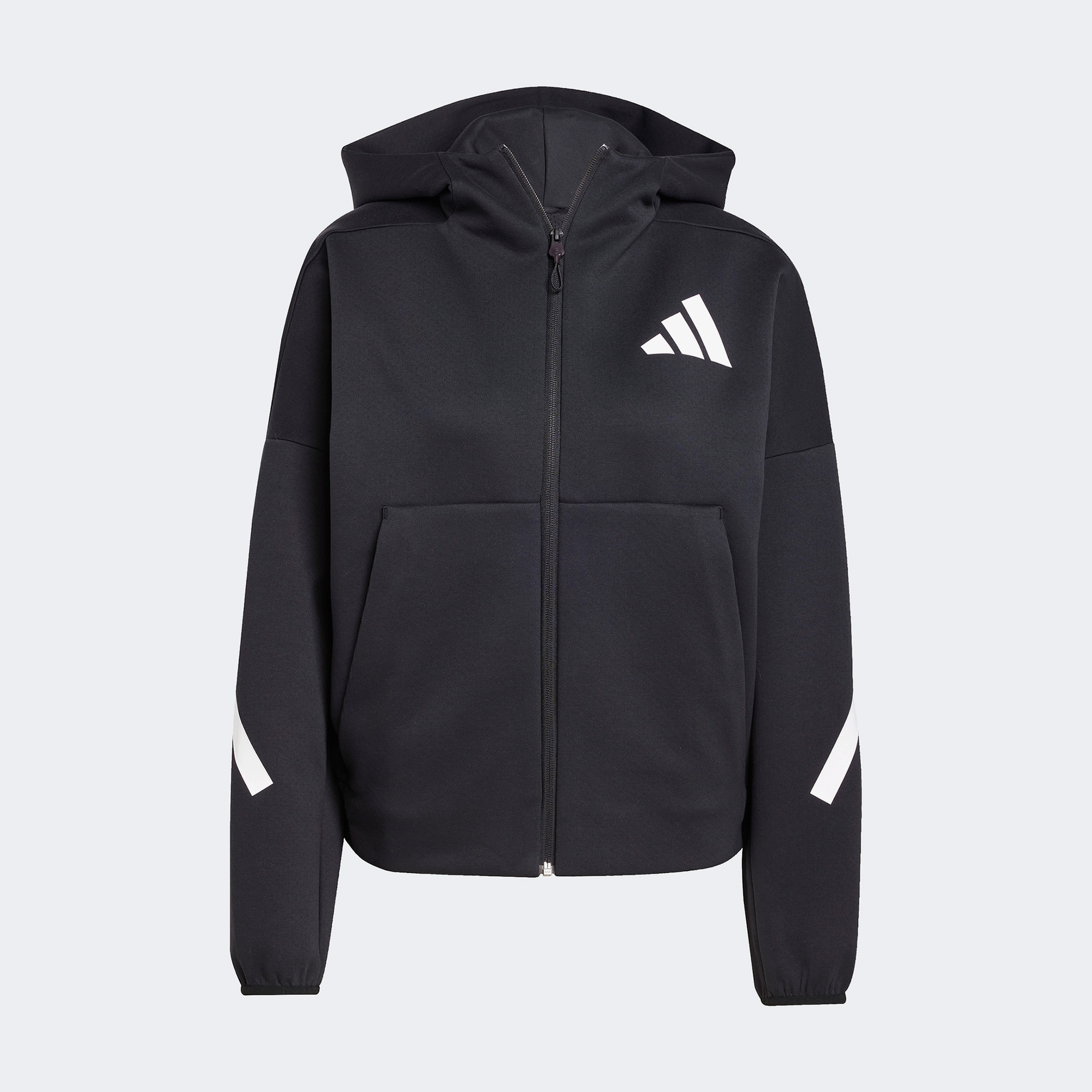 adidas Z.N.E. Full-Zip Kapüşonlu Kadın Siyah Eşofman Üstü