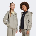 adidas Z.N.E. Full-Zip Genç Çocuk Bej Eşofman Üstü