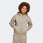 adidas Z.N.E. Full-Zip Genç Çocuk Bej Eşofman Üstü