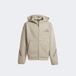 adidas Z.N.E. Full-Zip Genç Çocuk Bej Eşofman Üstü